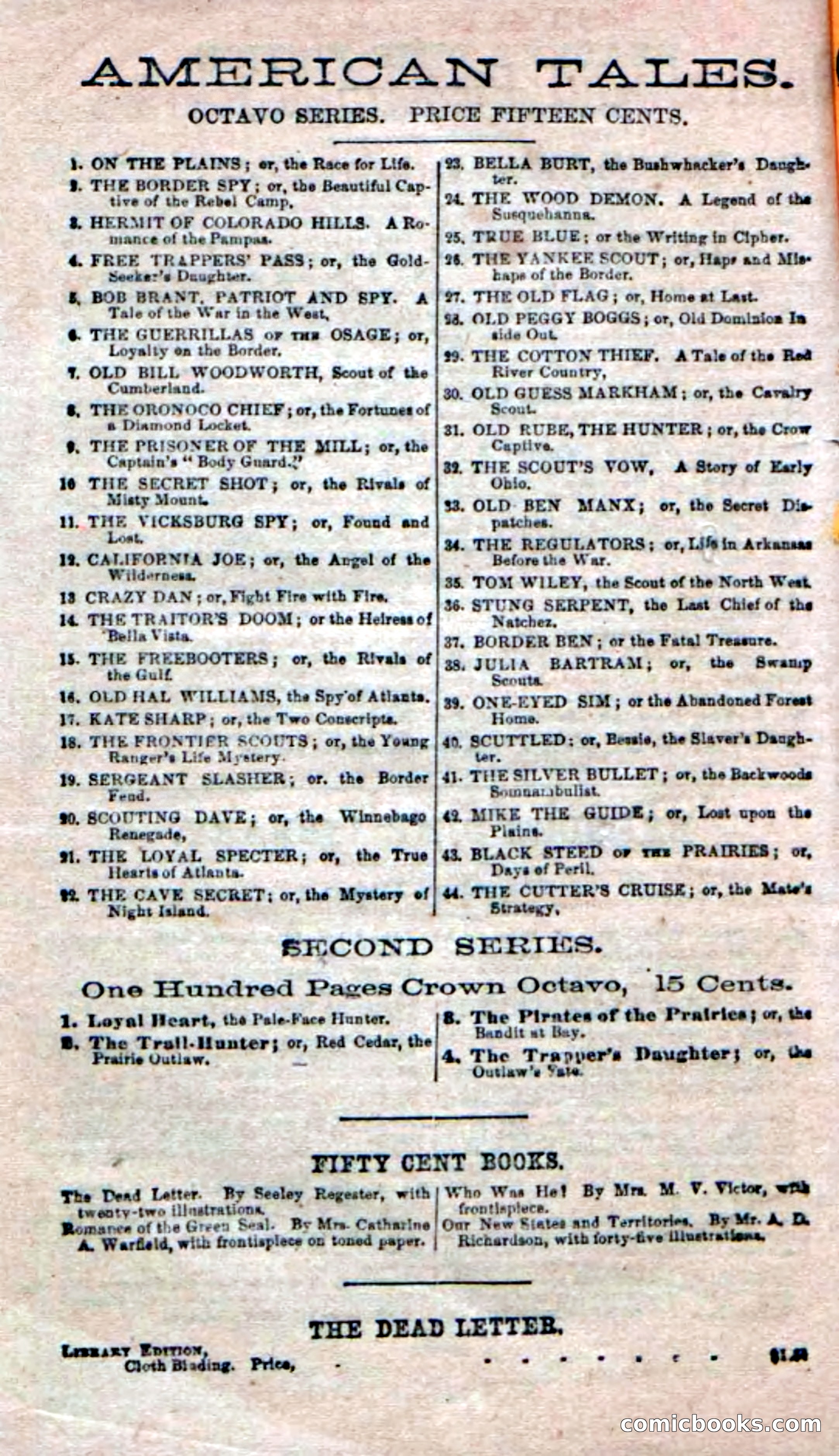 Beadle's Dime Novels No. 208: The Ocean Outlaw — page 98 of 100