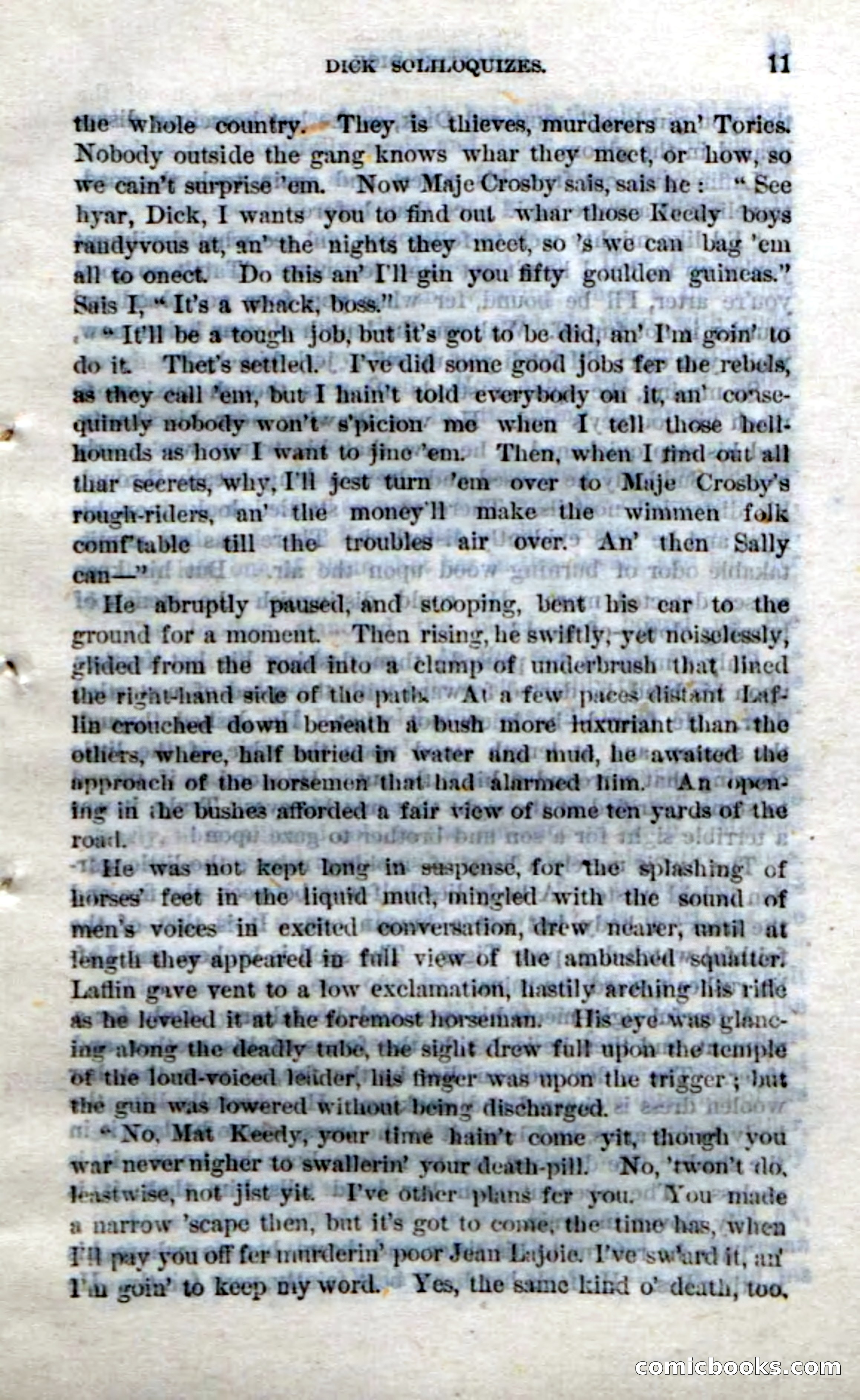 Beadle's Dime Novels No. 213: Squatter Dick — page 9 of 100