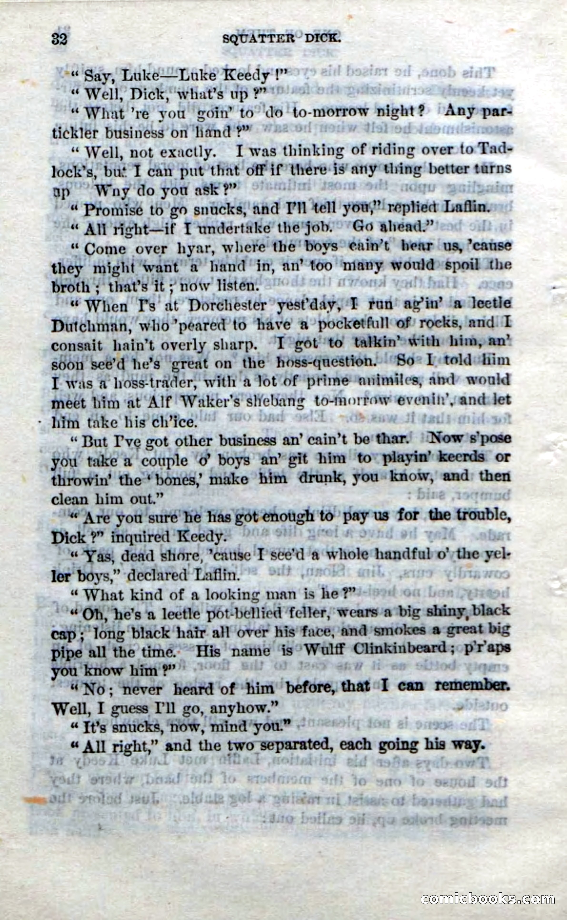 Beadle's Dime Novels No. 213: Squatter Dick — page 30 of 100