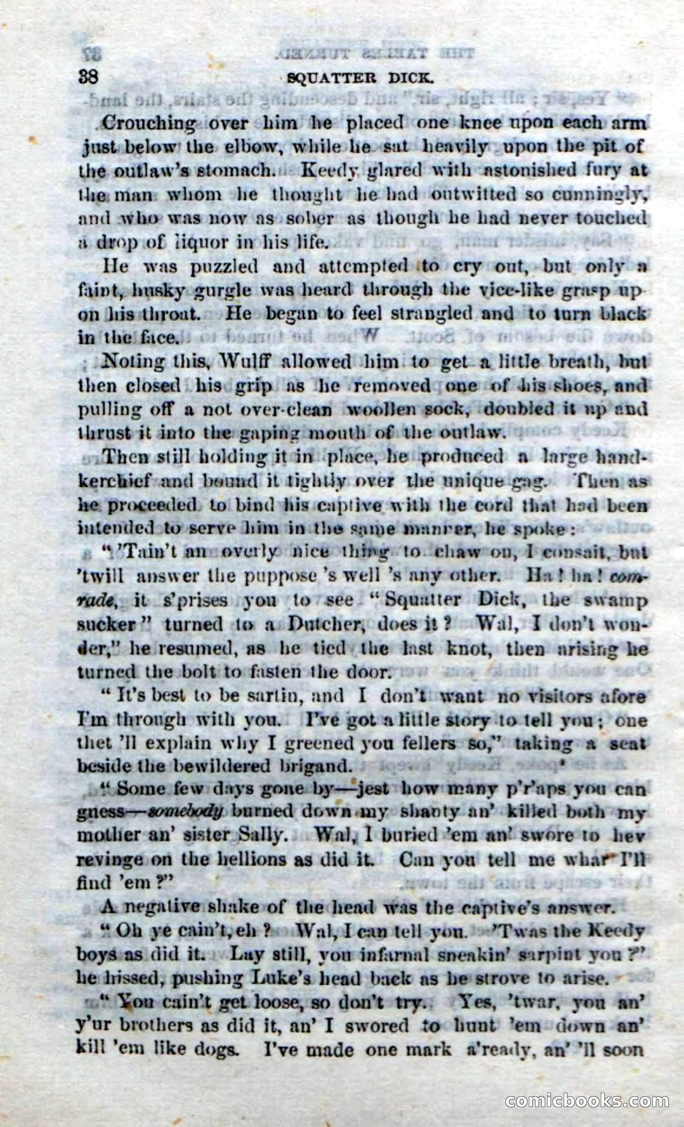 Beadle's Dime Novels No. 213: Squatter Dick — page 36 of 100