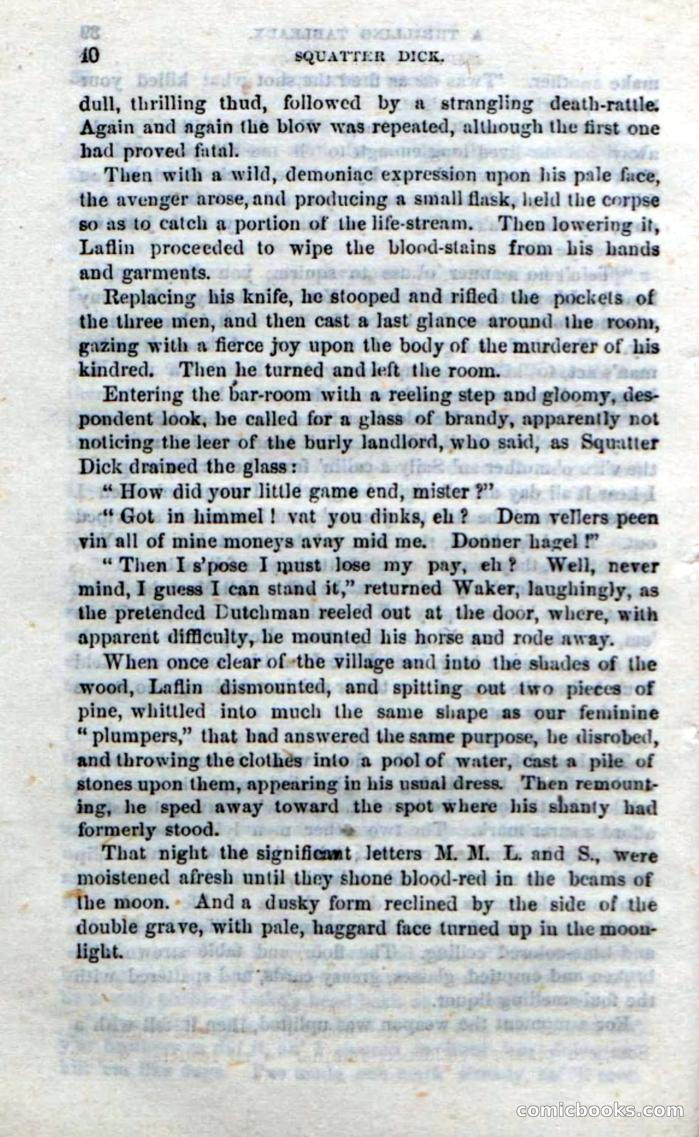 Beadle's Dime Novels No. 213: Squatter Dick — page 38 of 100