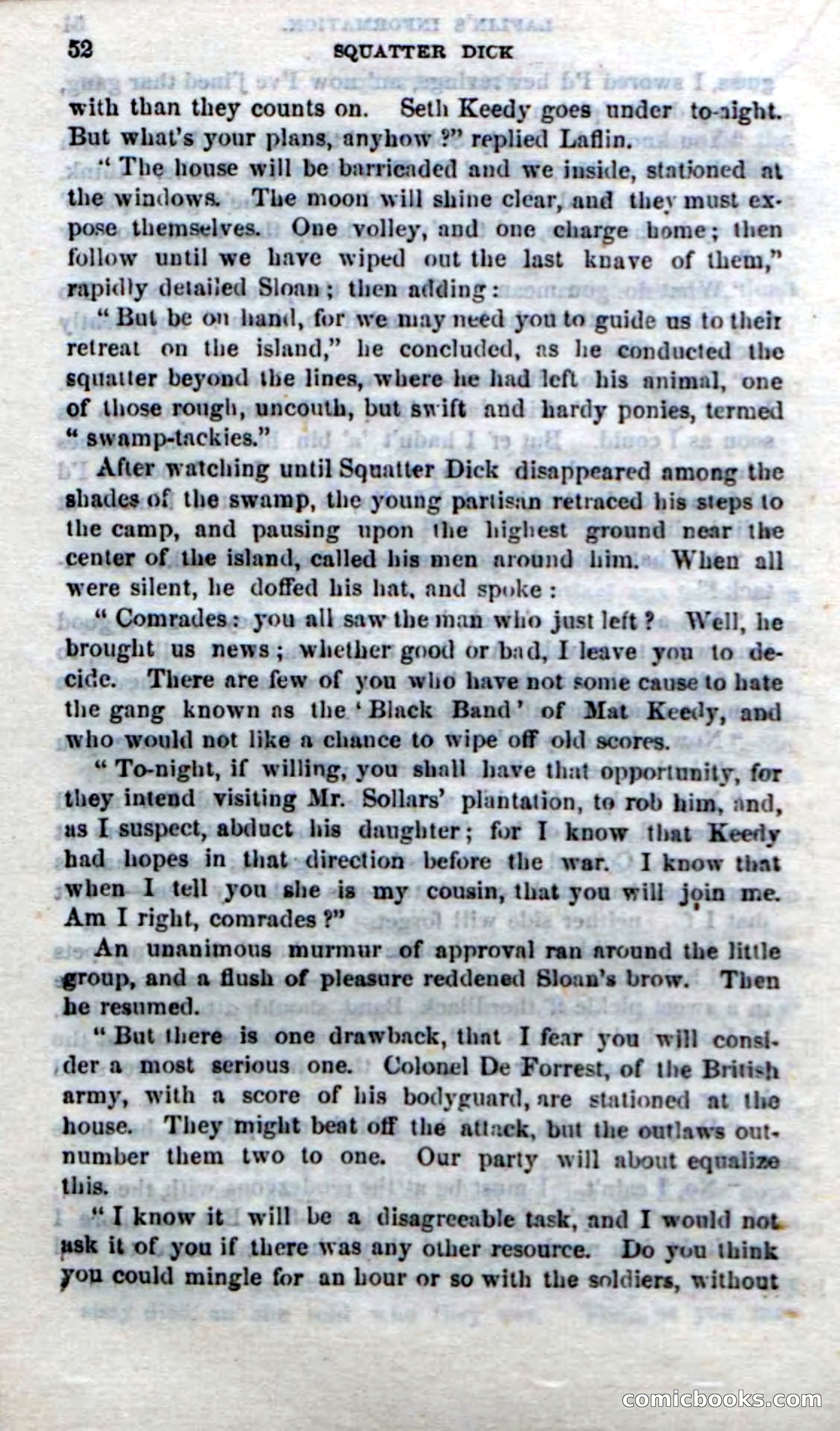 Beadle's Dime Novels No. 213: Squatter Dick — page 50 of 100