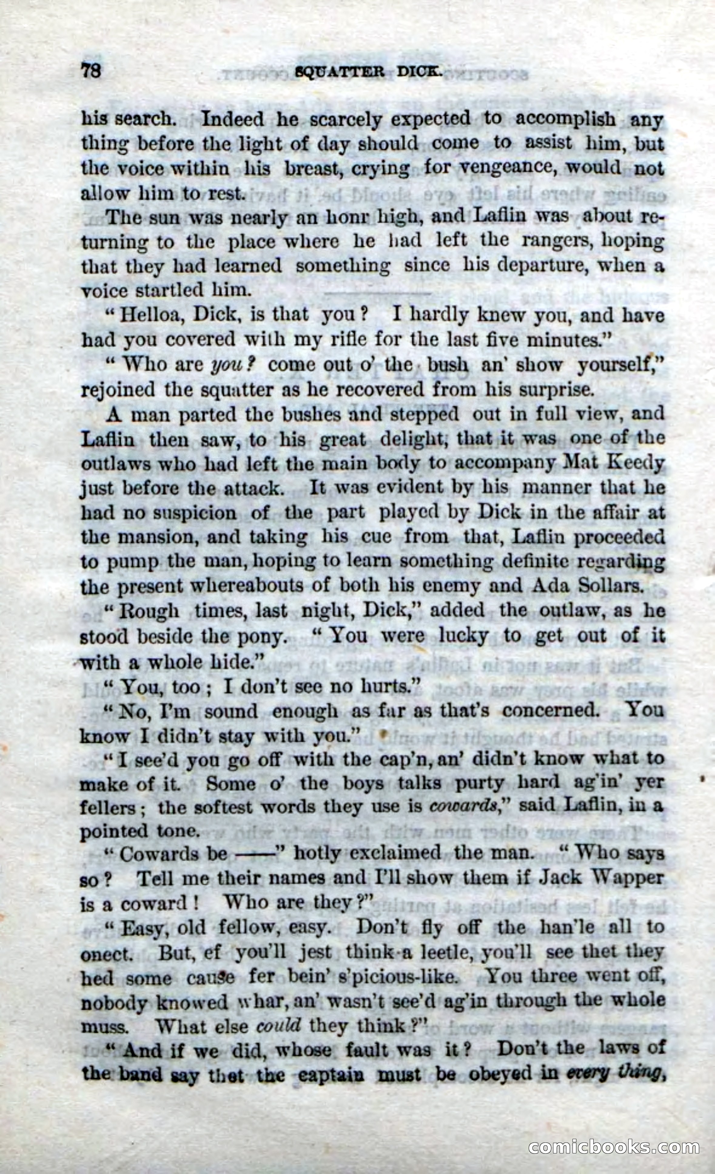 Beadle's Dime Novels No. 213: Squatter Dick — page 76 of 100