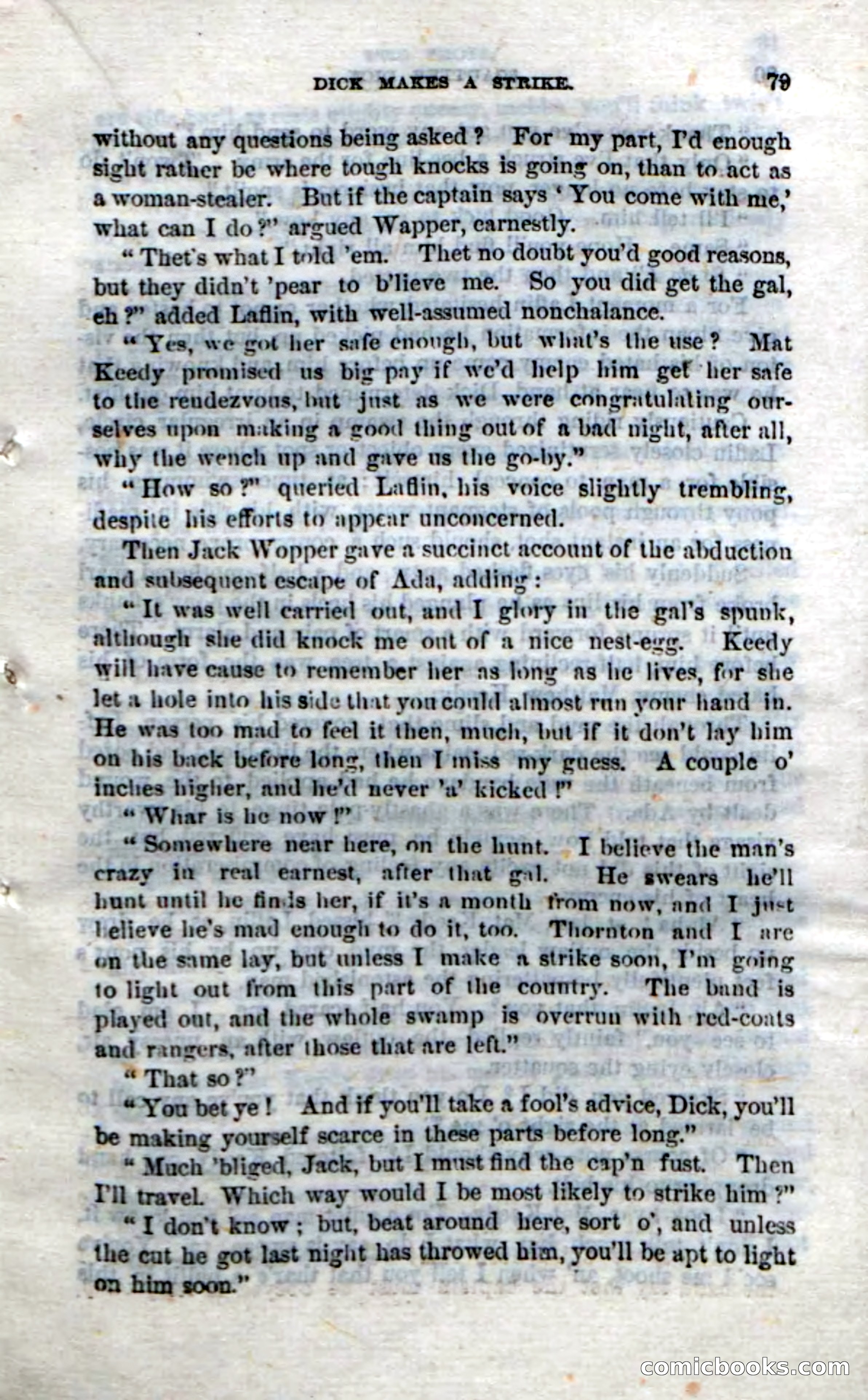 Beadle's Dime Novels No. 213: Squatter Dick — page 77 of 100
