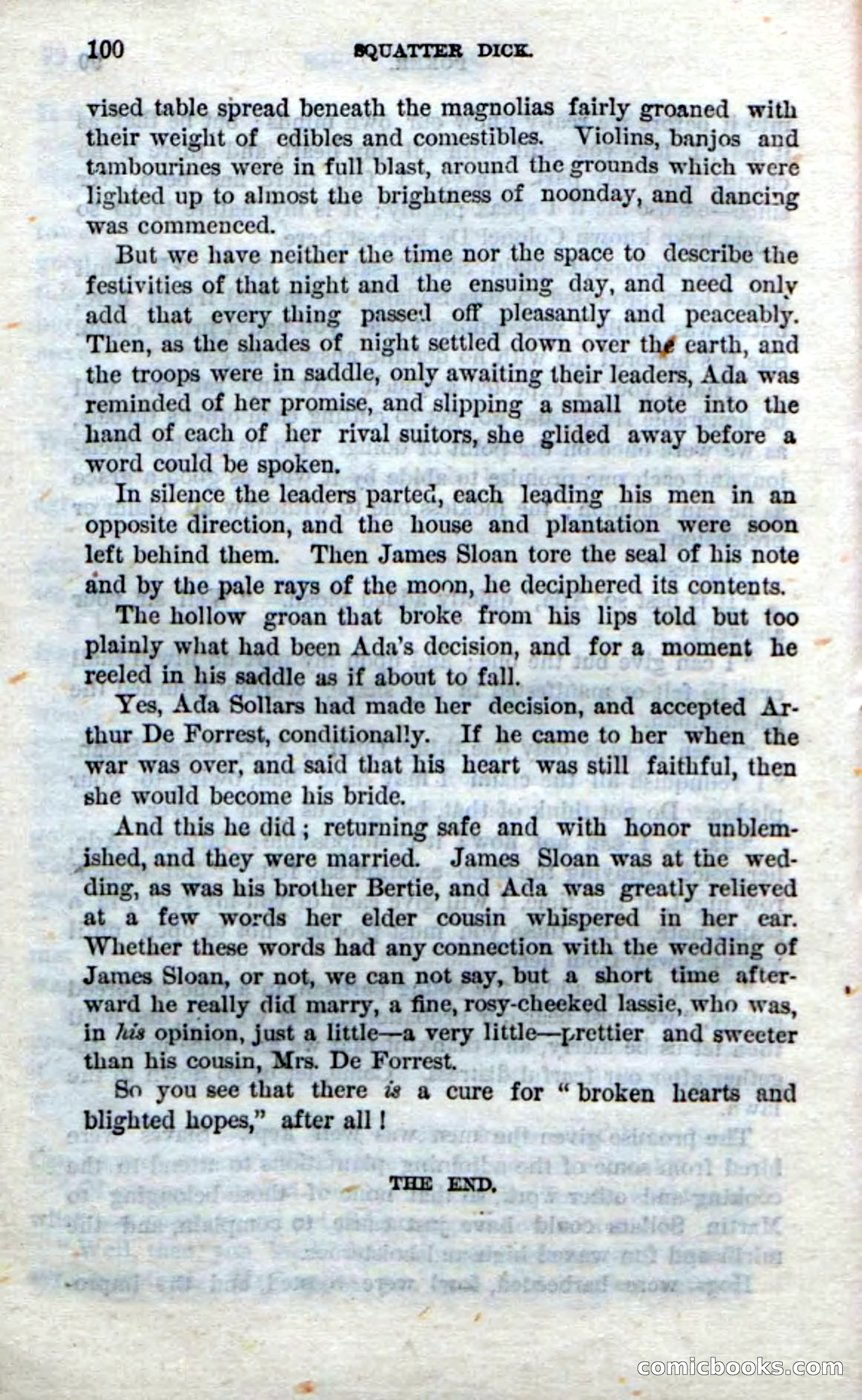 Beadle's Dime Novels No. 213: Squatter Dick — page 98 of 100