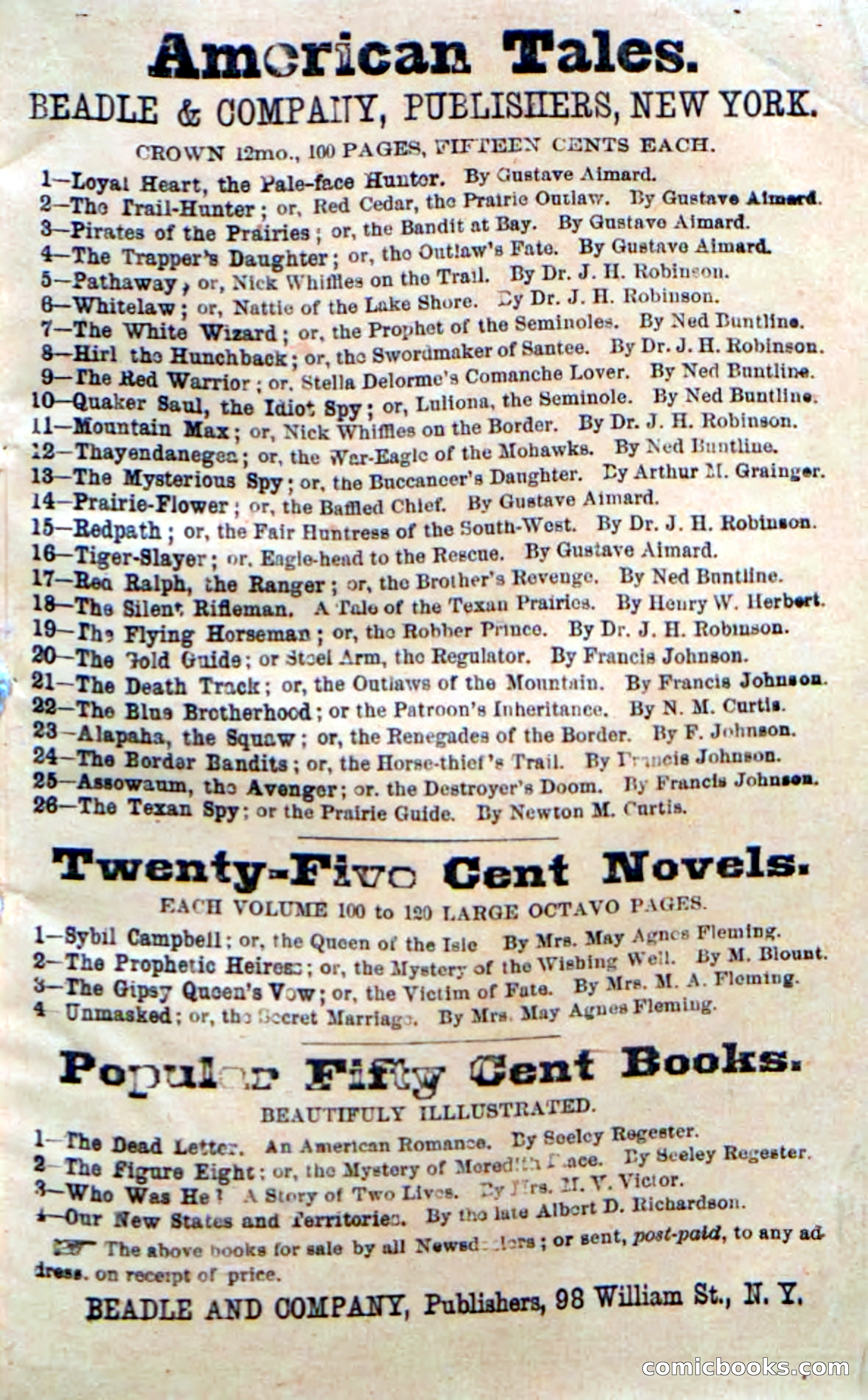 Beadle's Dime Novels No. 213: Squatter Dick — page 99 of 100