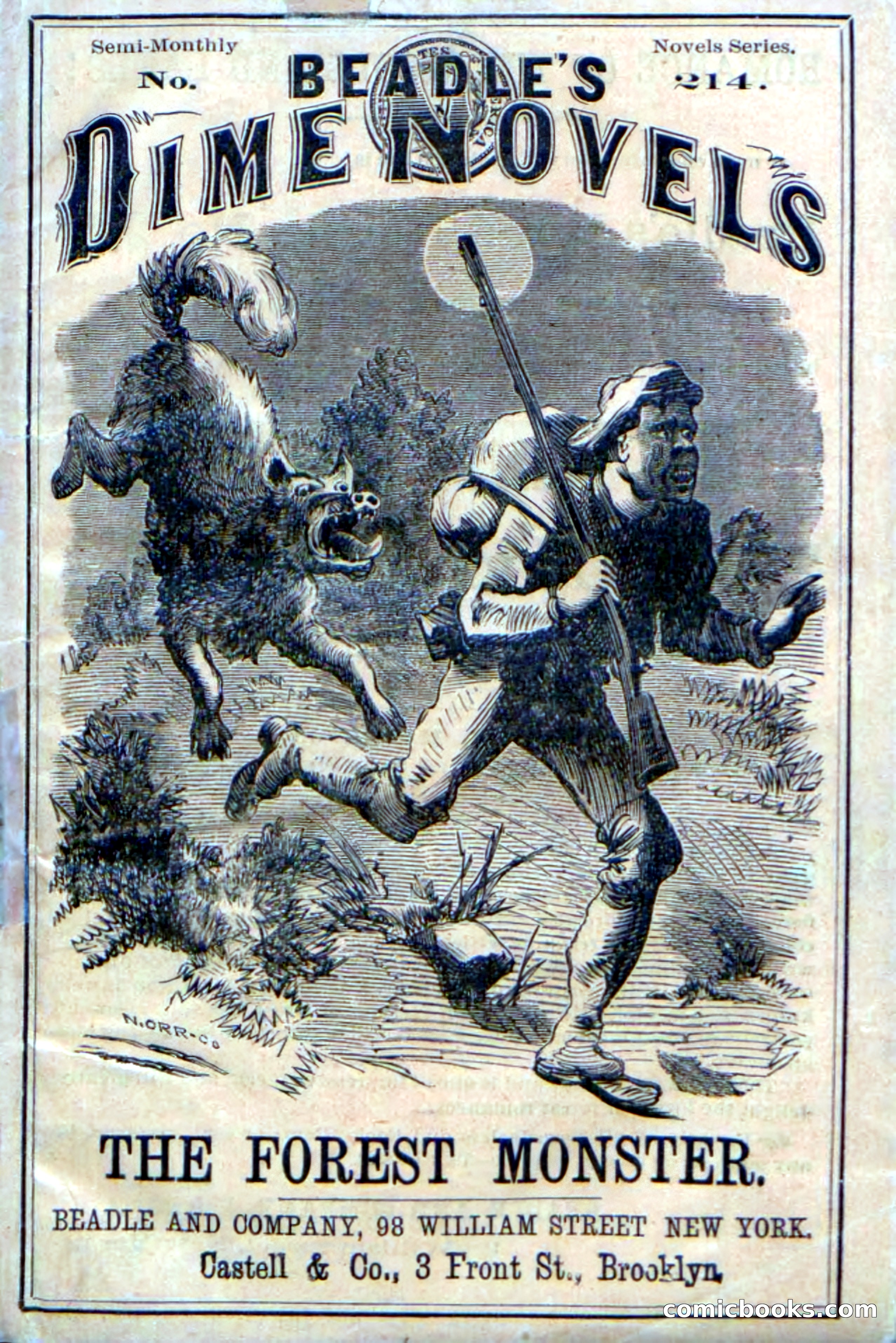Beadle's Dime Novels No. 214: The Forest Monster