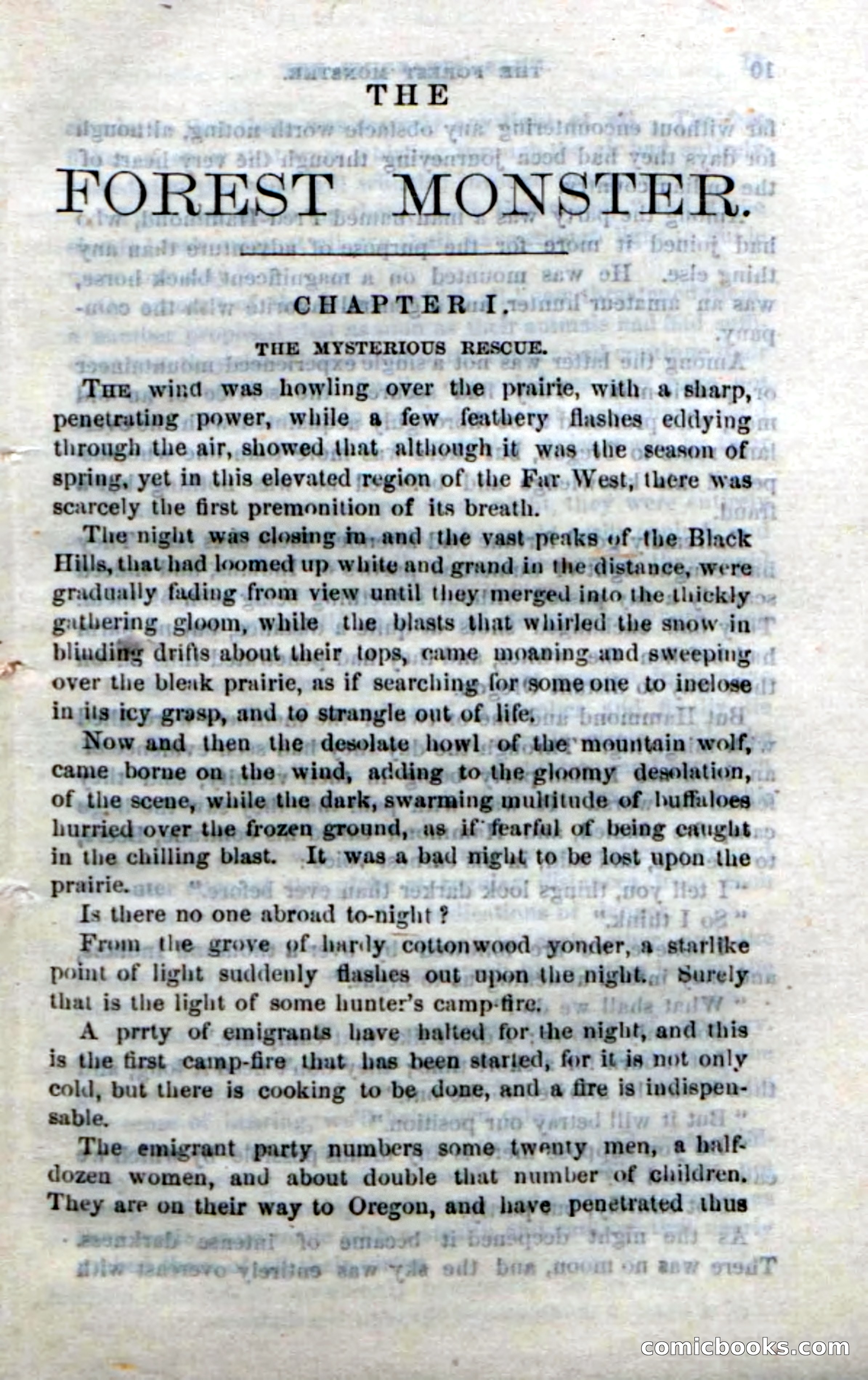 Beadle's Dime Novels No. 214: The Forest Monster — page 7 of 100