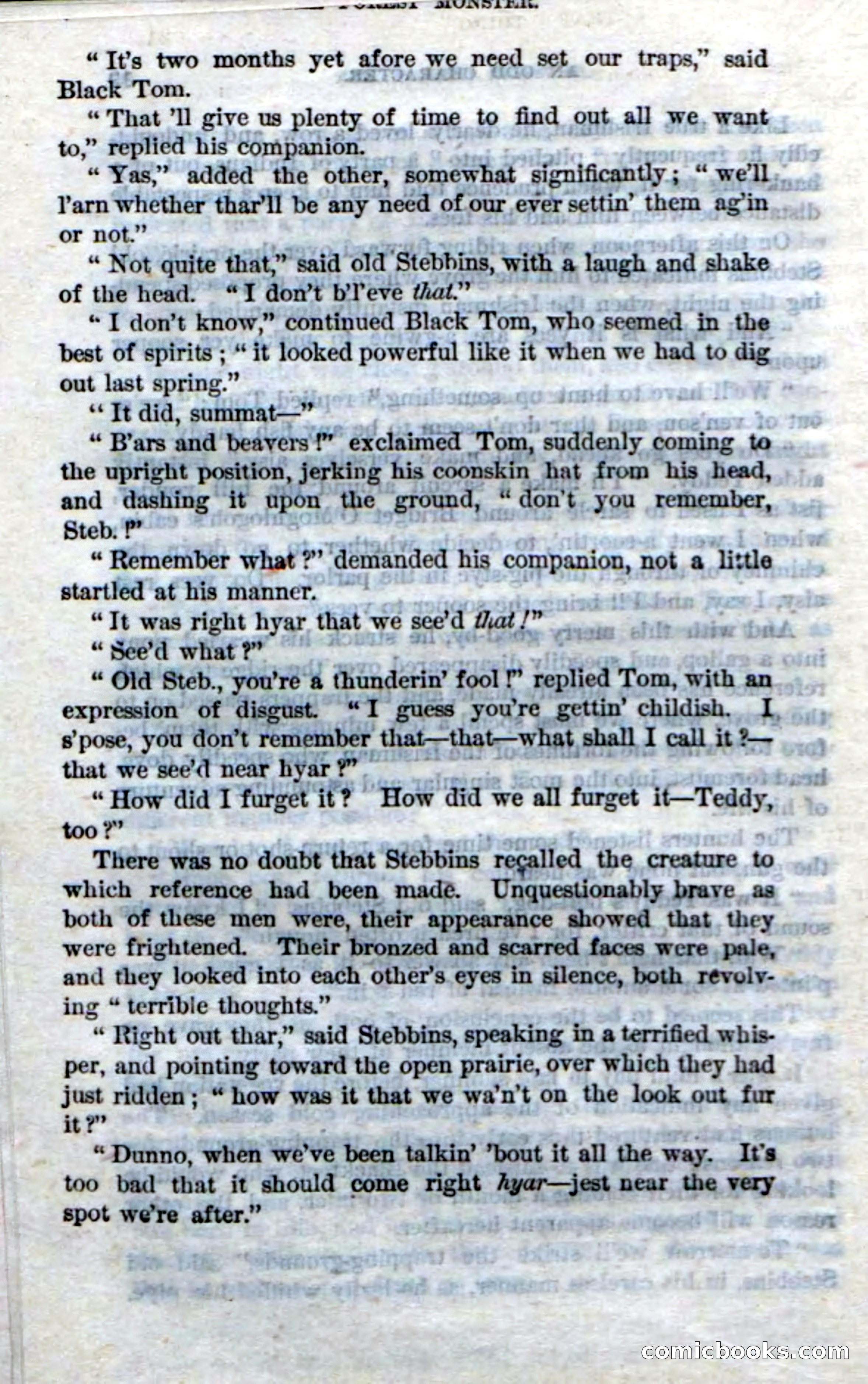 Beadle's Dime Novels No. 214: The Forest Monster — page 18 of 100