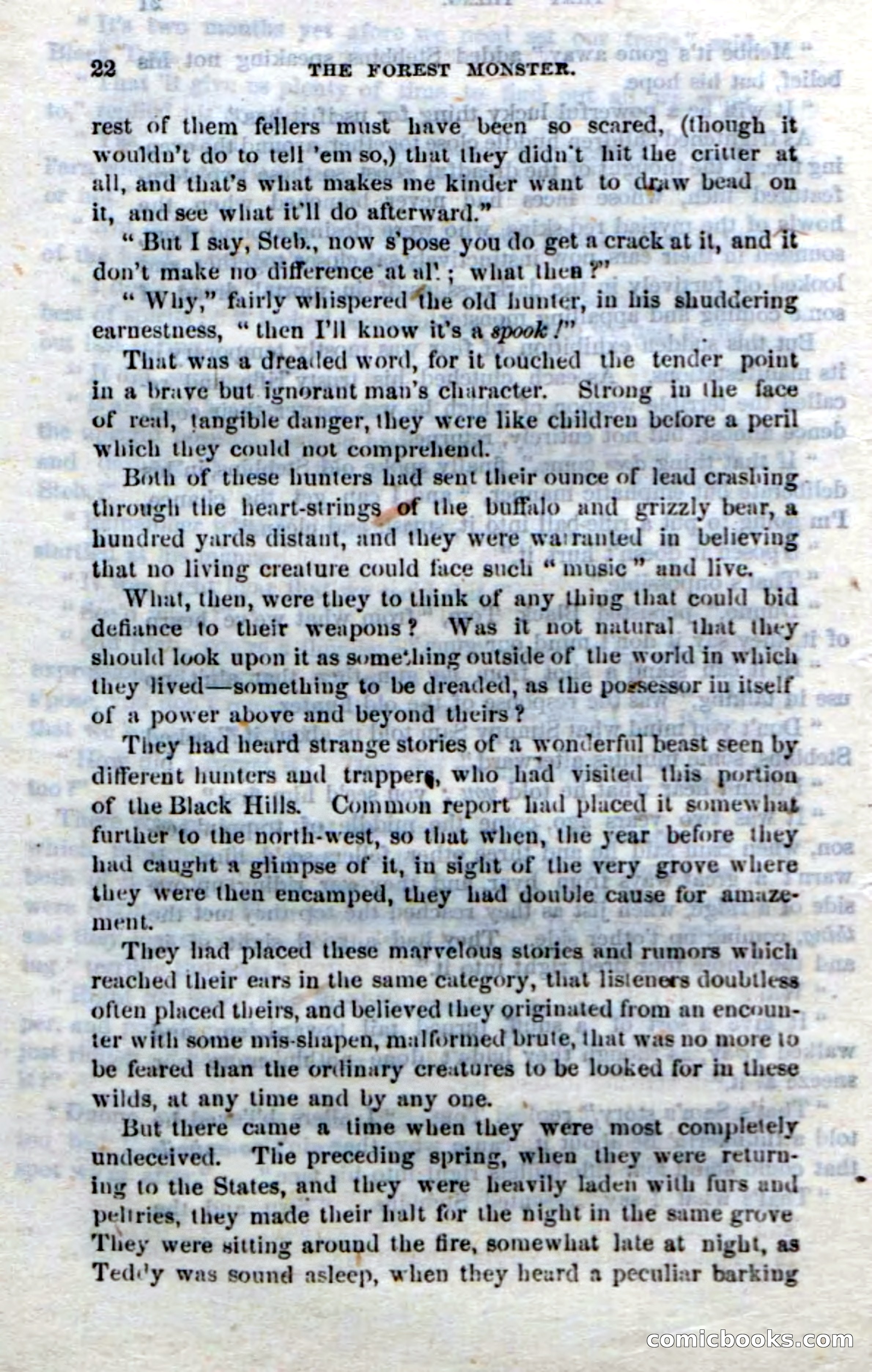 Beadle's Dime Novels No. 214: The Forest Monster — page 20 of 100