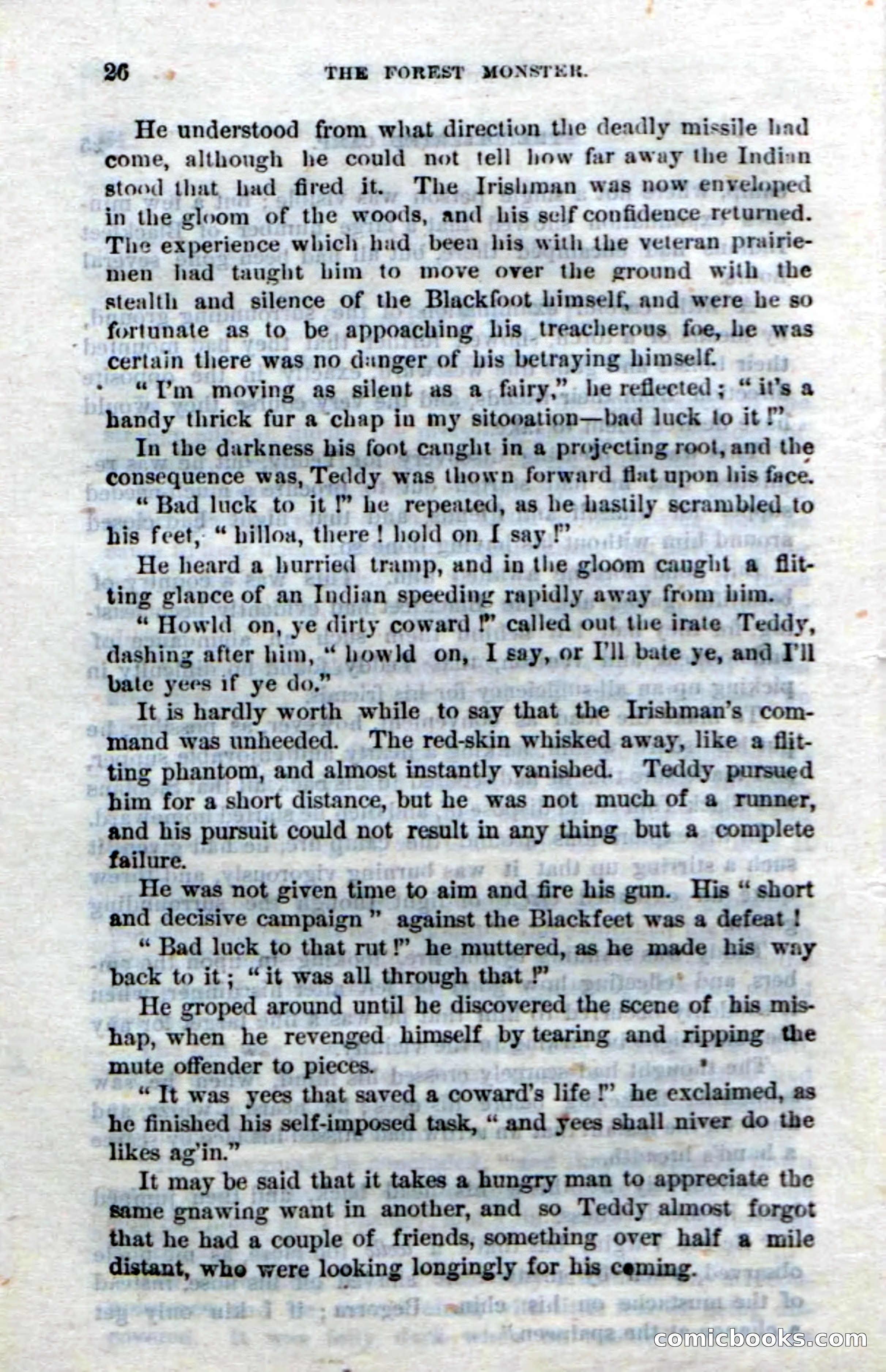 Beadle's Dime Novels No. 214: The Forest Monster — page 24 of 100