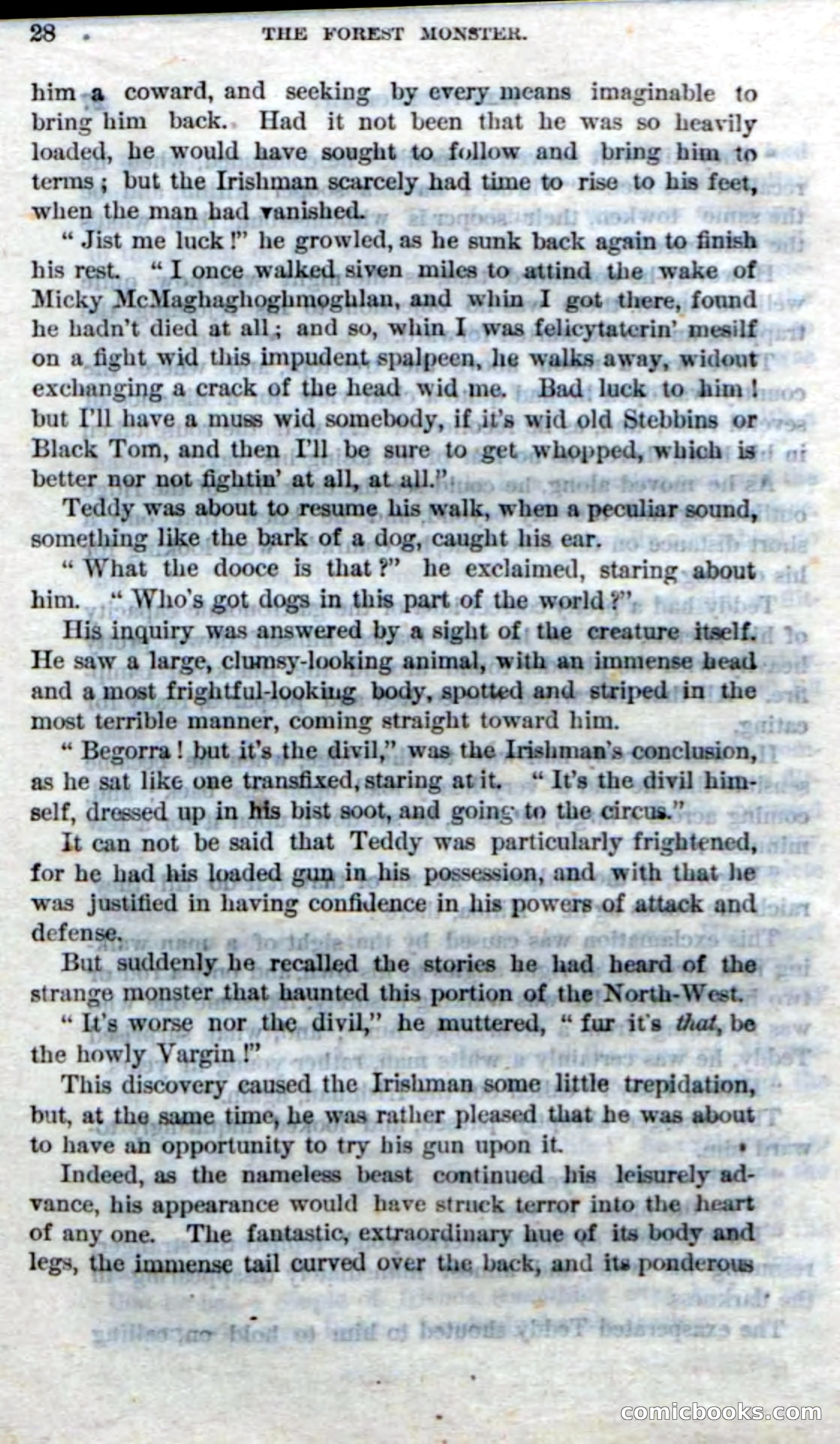Beadle's Dime Novels No. 214: The Forest Monster — page 26 of 100