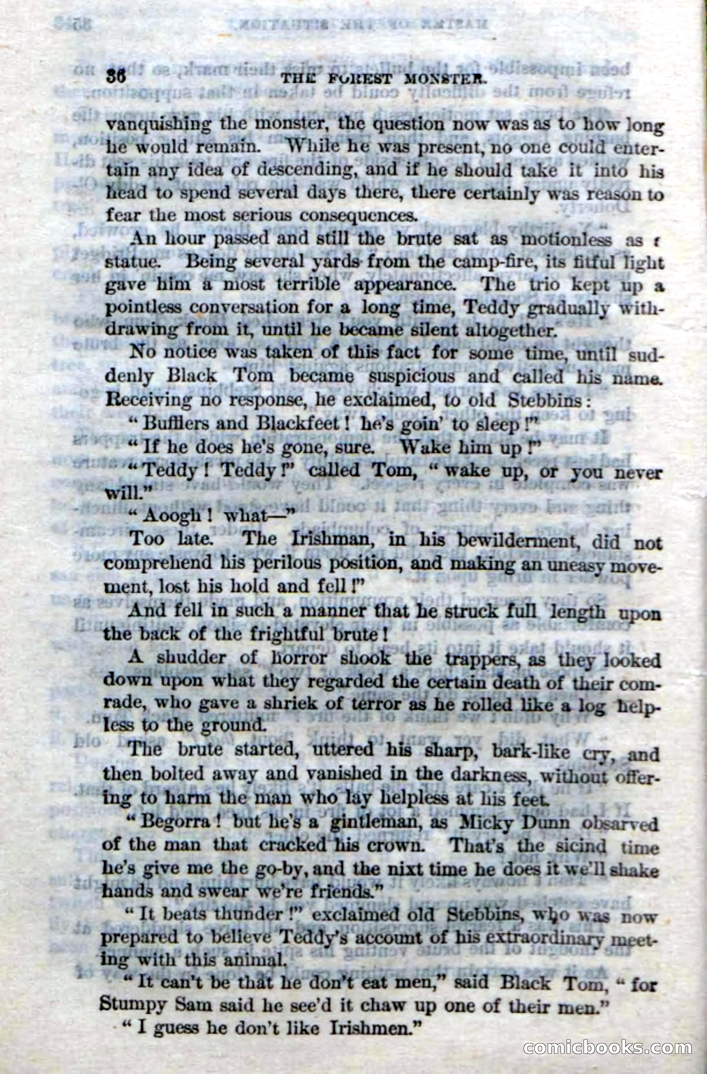 Beadle's Dime Novels No. 214: The Forest Monster — page 34 of 100