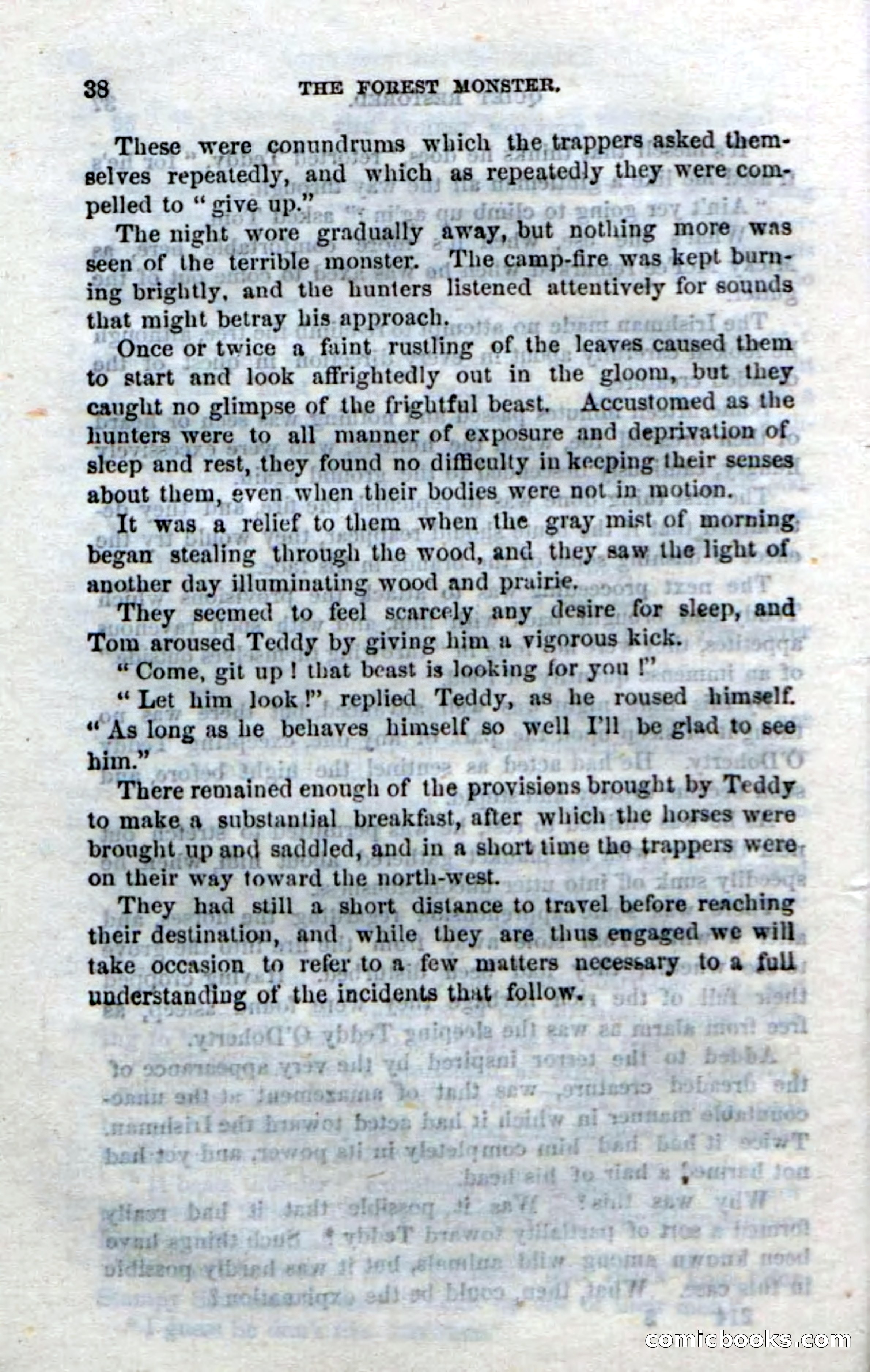 Beadle's Dime Novels No. 214: The Forest Monster — page 36 of 100