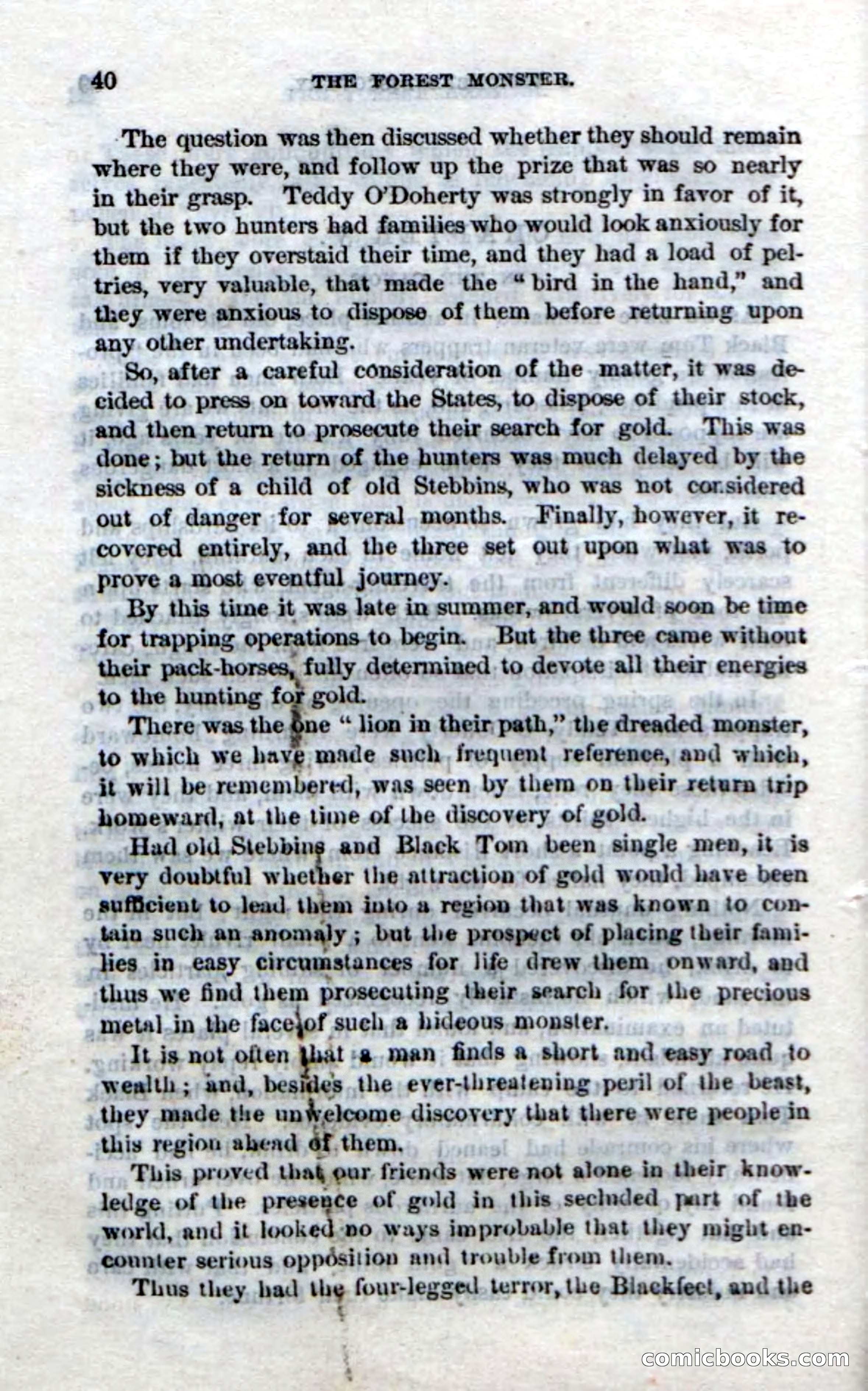 Beadle's Dime Novels No. 214: The Forest Monster — page 38 of 100