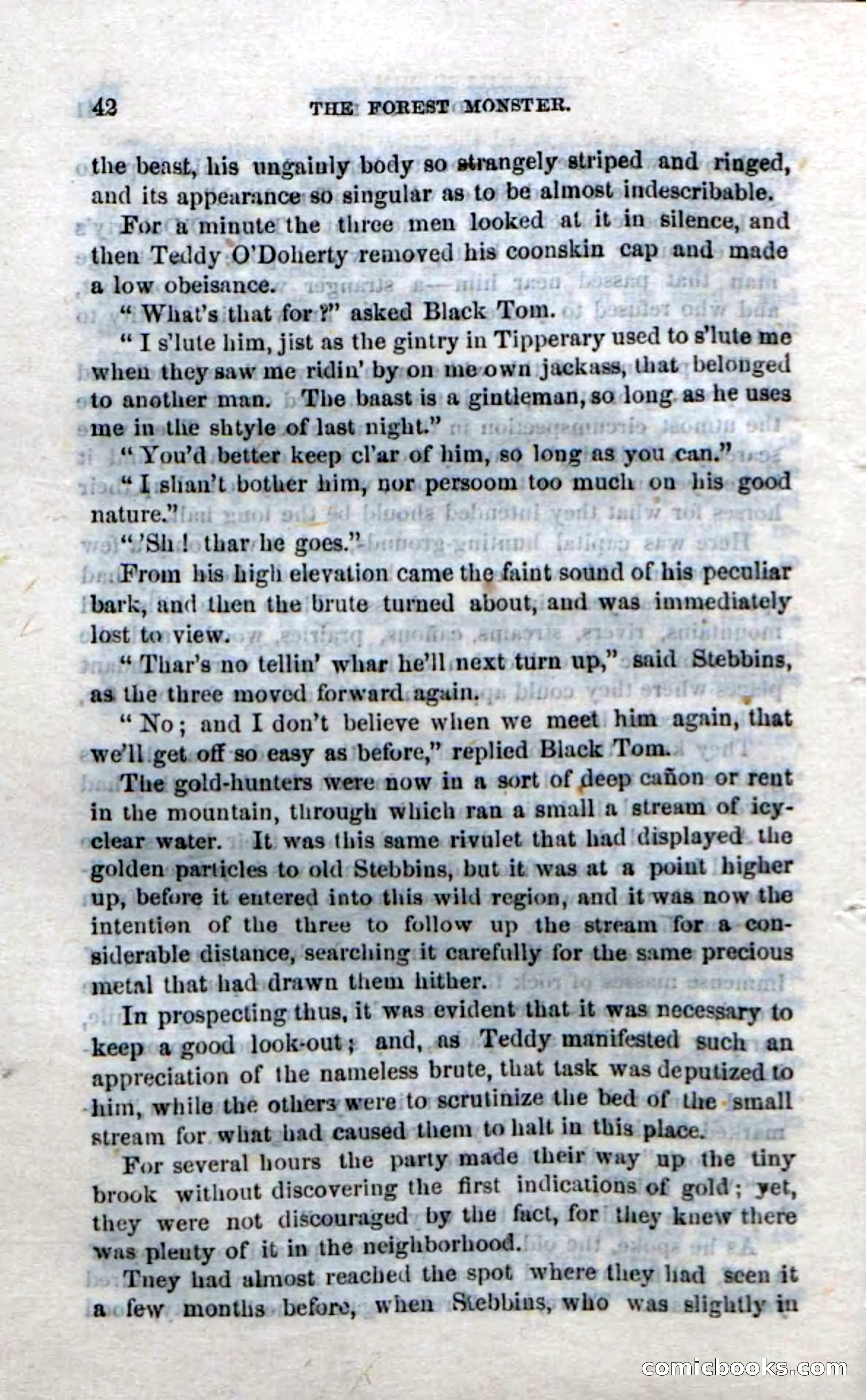 Beadle's Dime Novels No. 214: The Forest Monster — page 40 of 100