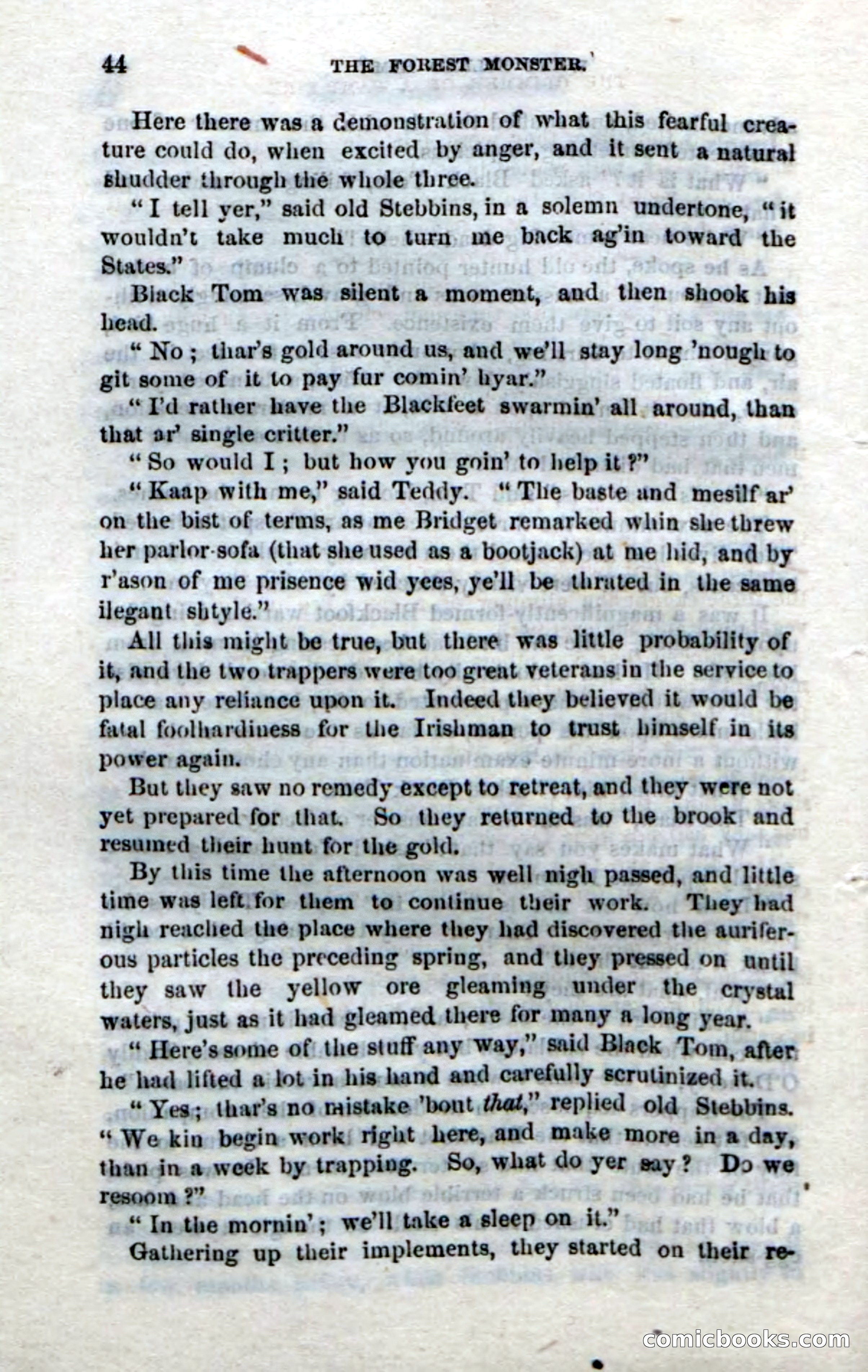 Beadle's Dime Novels No. 214: The Forest Monster — page 42 of 100