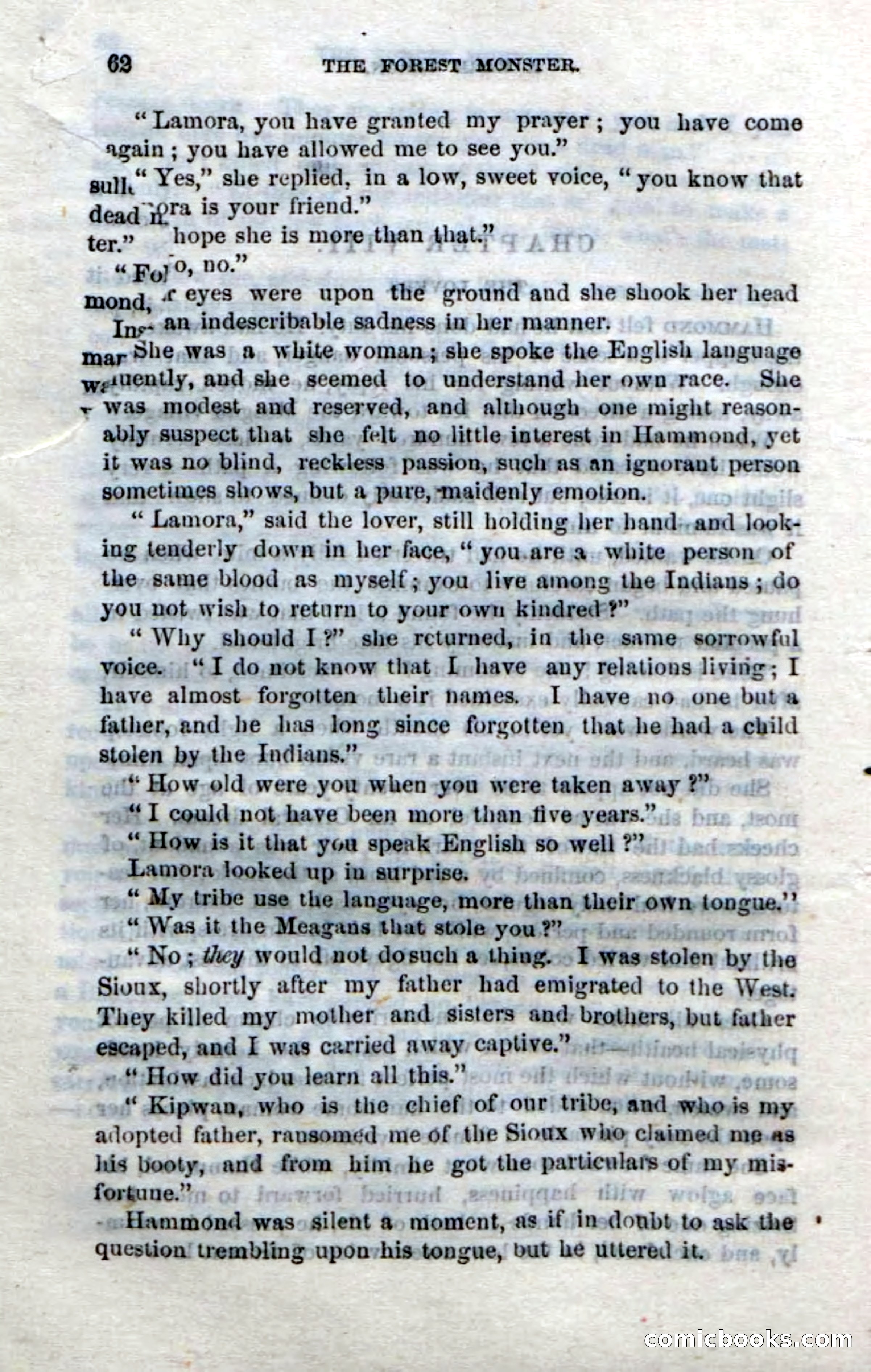 Beadle's Dime Novels No. 214: The Forest Monster — page 60 of 100