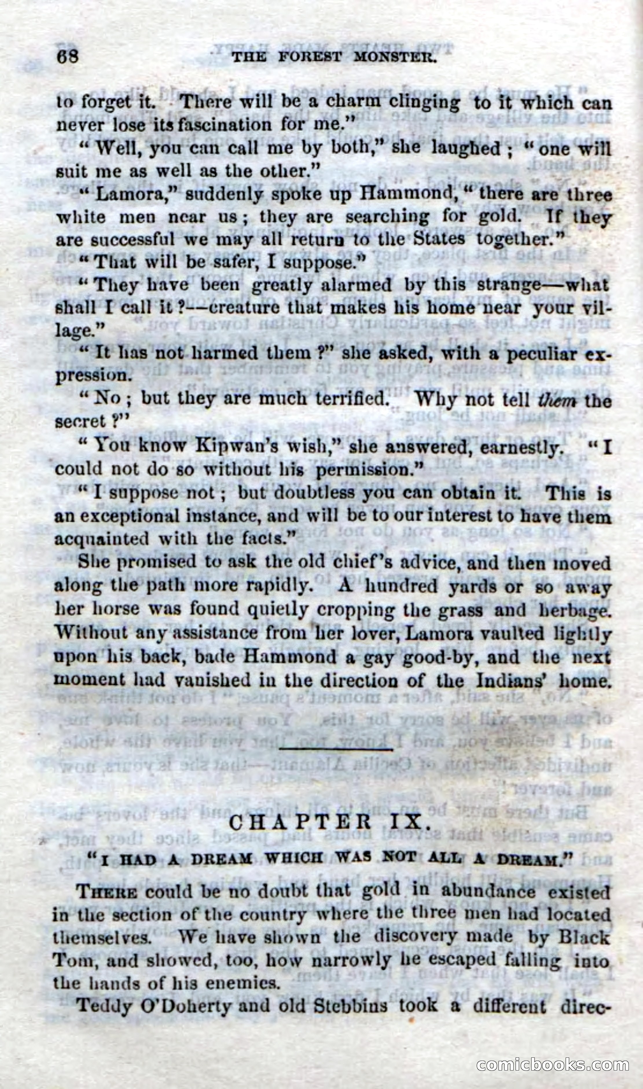 Beadle's Dime Novels No. 214: The Forest Monster — page 66 of 100
