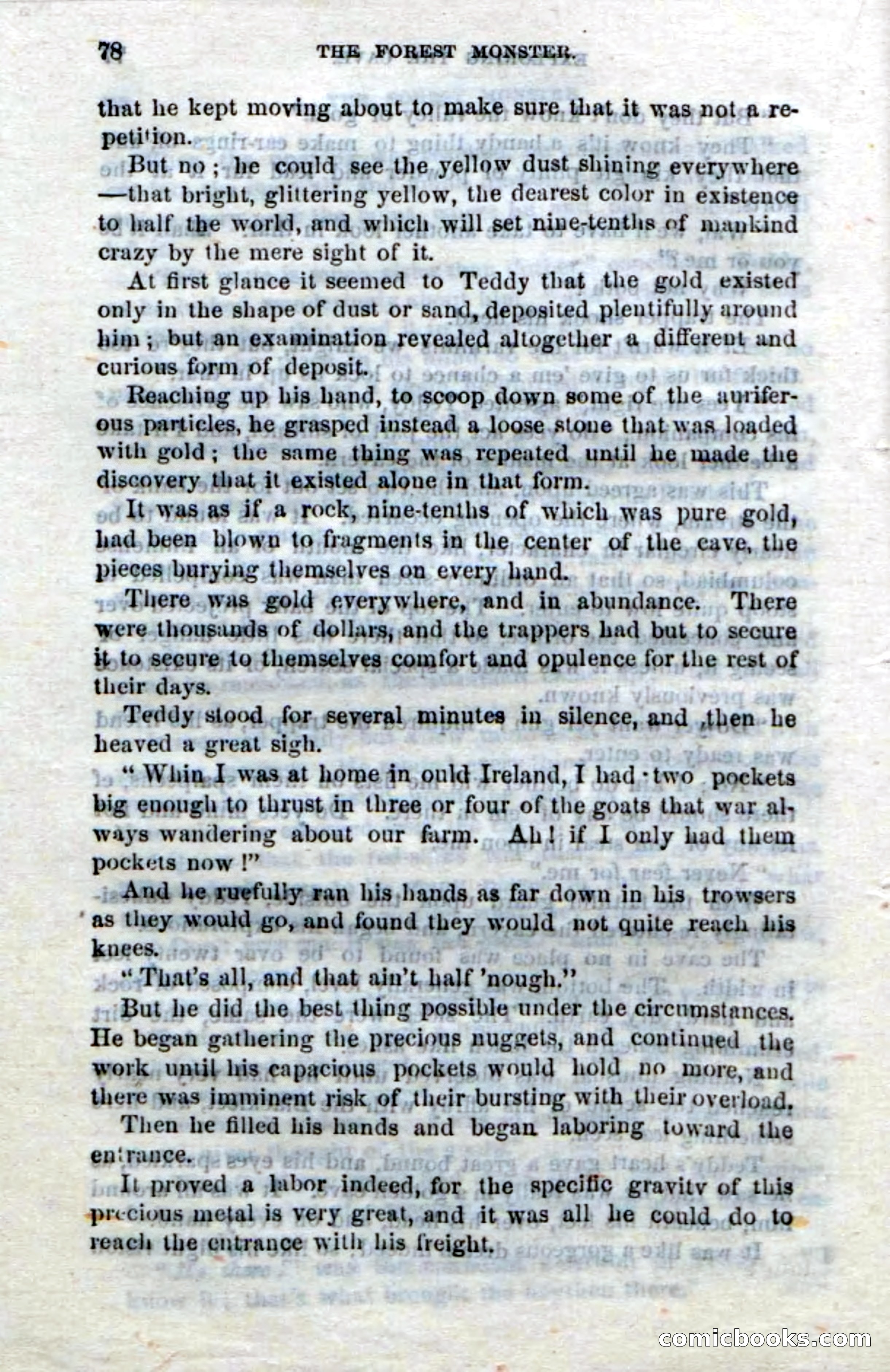 Beadle's Dime Novels No. 214: The Forest Monster — page 76 of 100