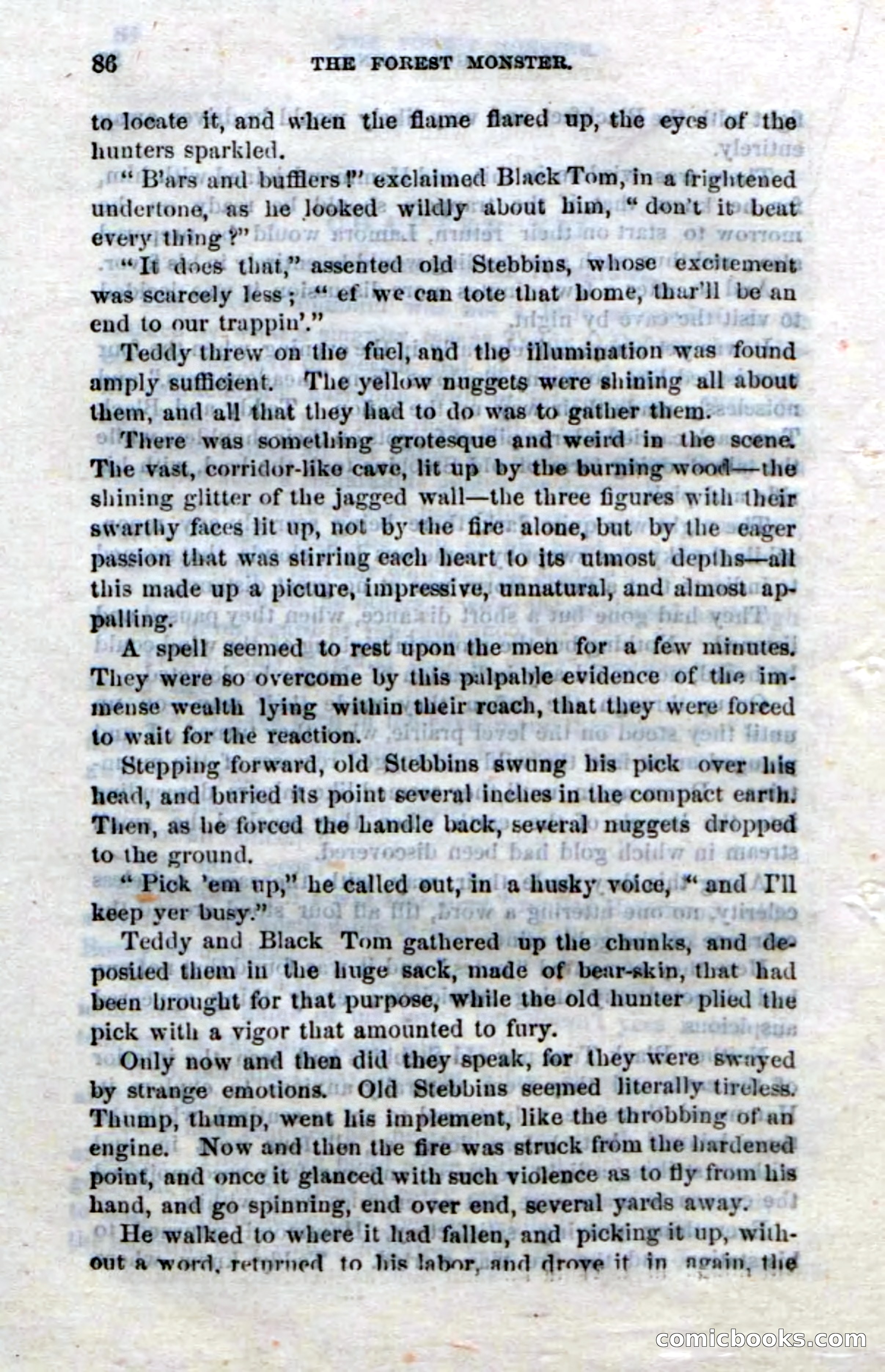 Beadle's Dime Novels No. 214: The Forest Monster — page 84 of 100