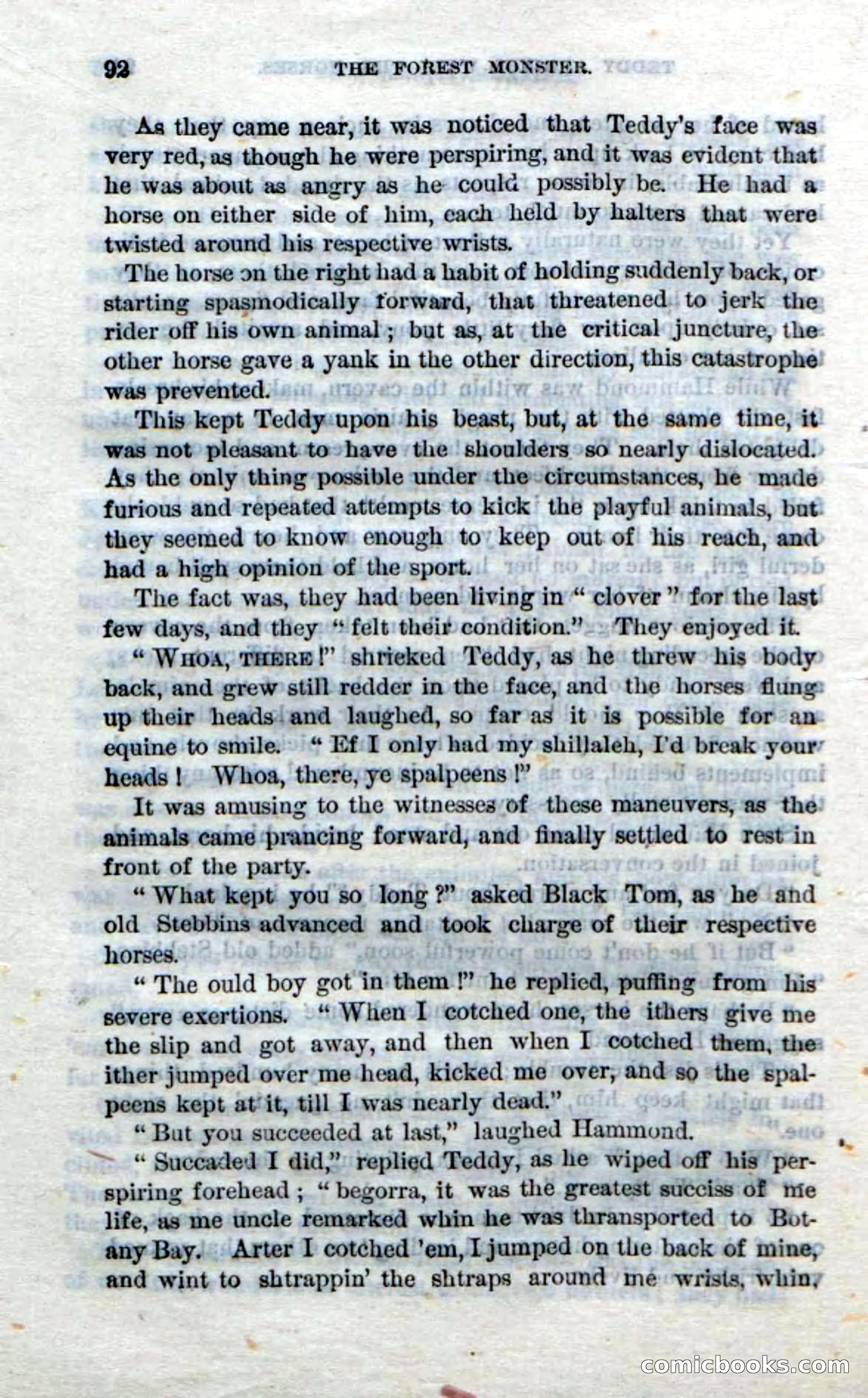 Beadle's Dime Novels No. 214: The Forest Monster — page 90 of 100