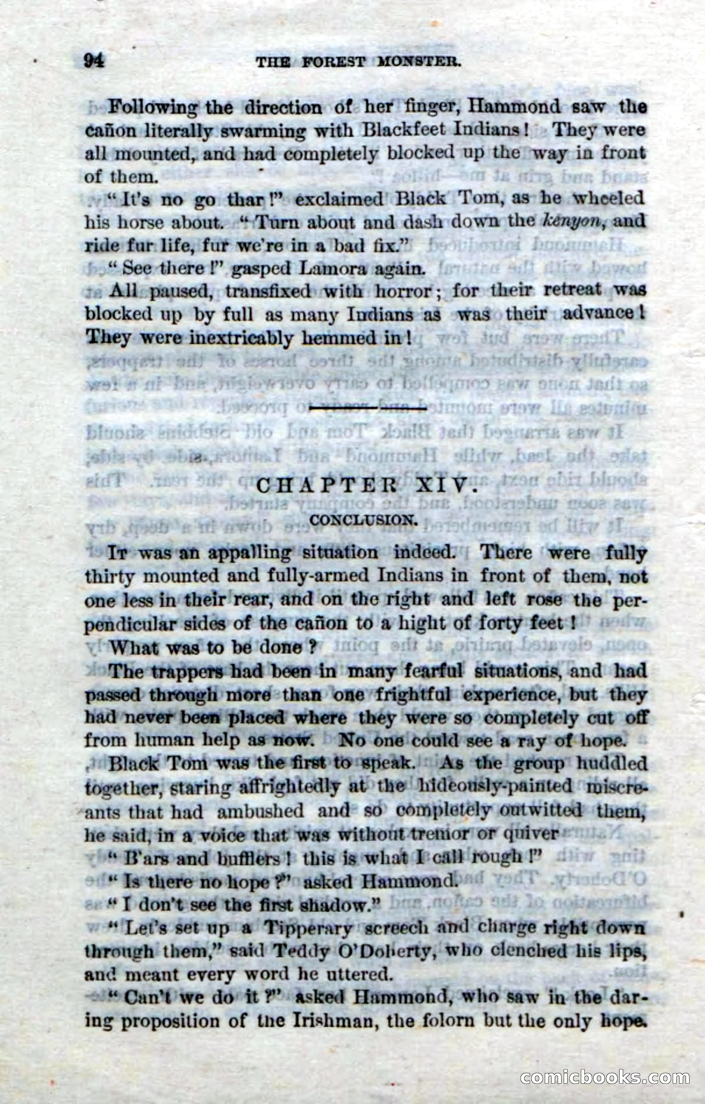 Beadle's Dime Novels No. 214: The Forest Monster — page 92 of 100