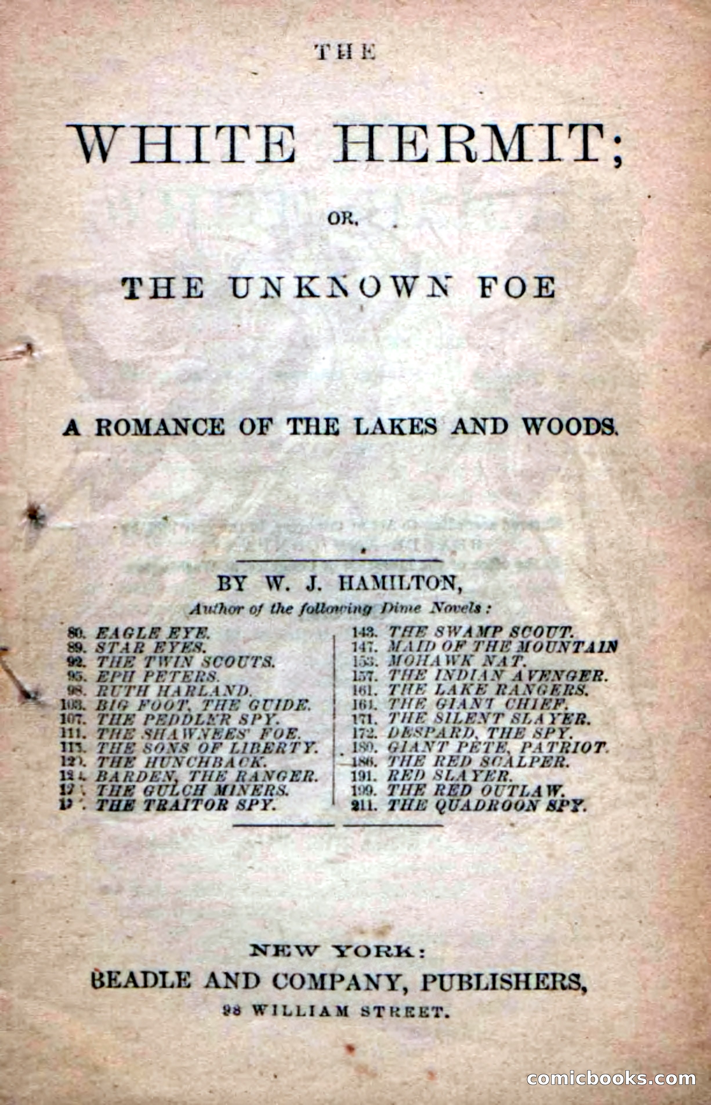 Beadle's Dime Novels No. 215: The White Hermit — page 5 of 98