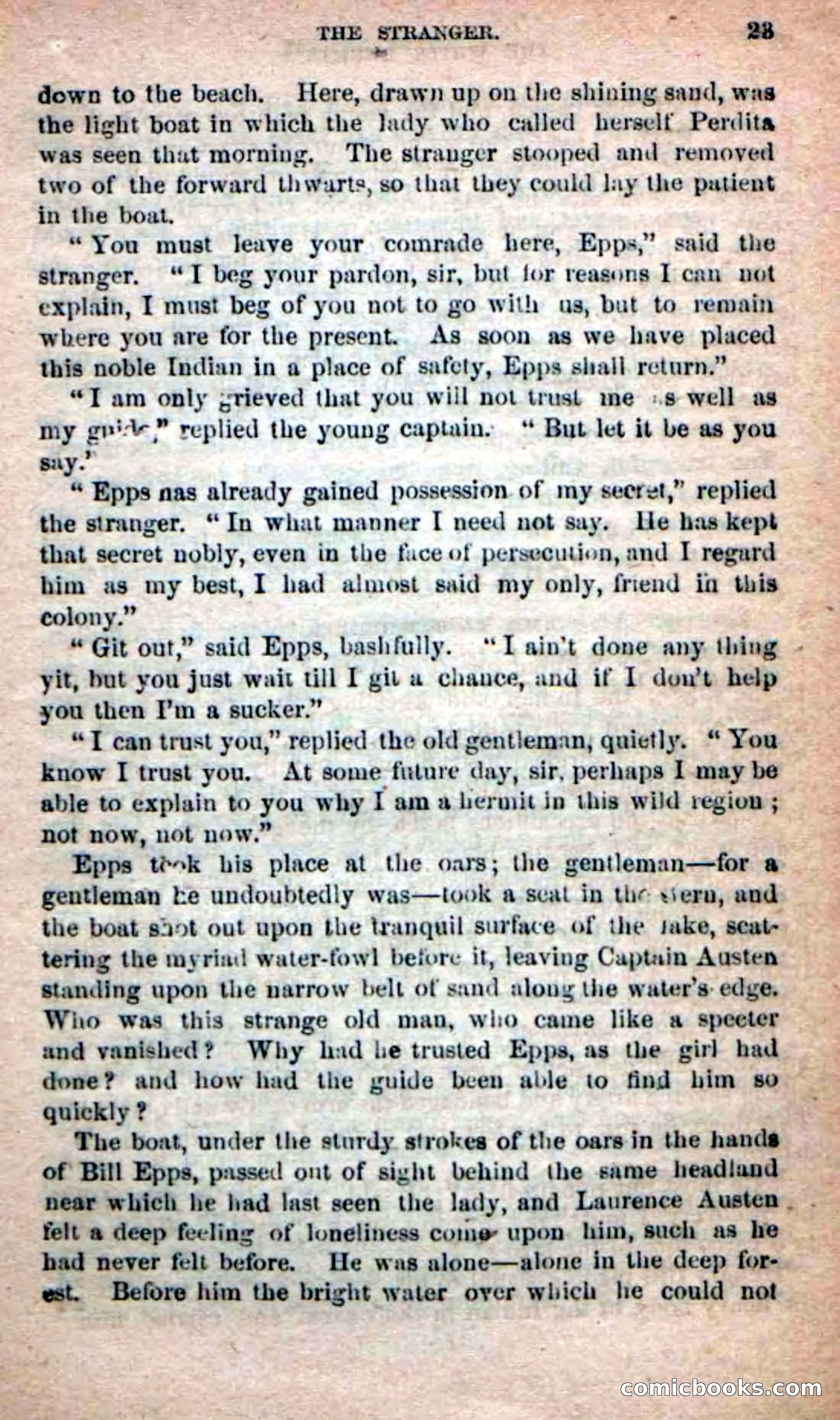 Beadle's Dime Novels No. 215: The White Hermit — page 21 of 98