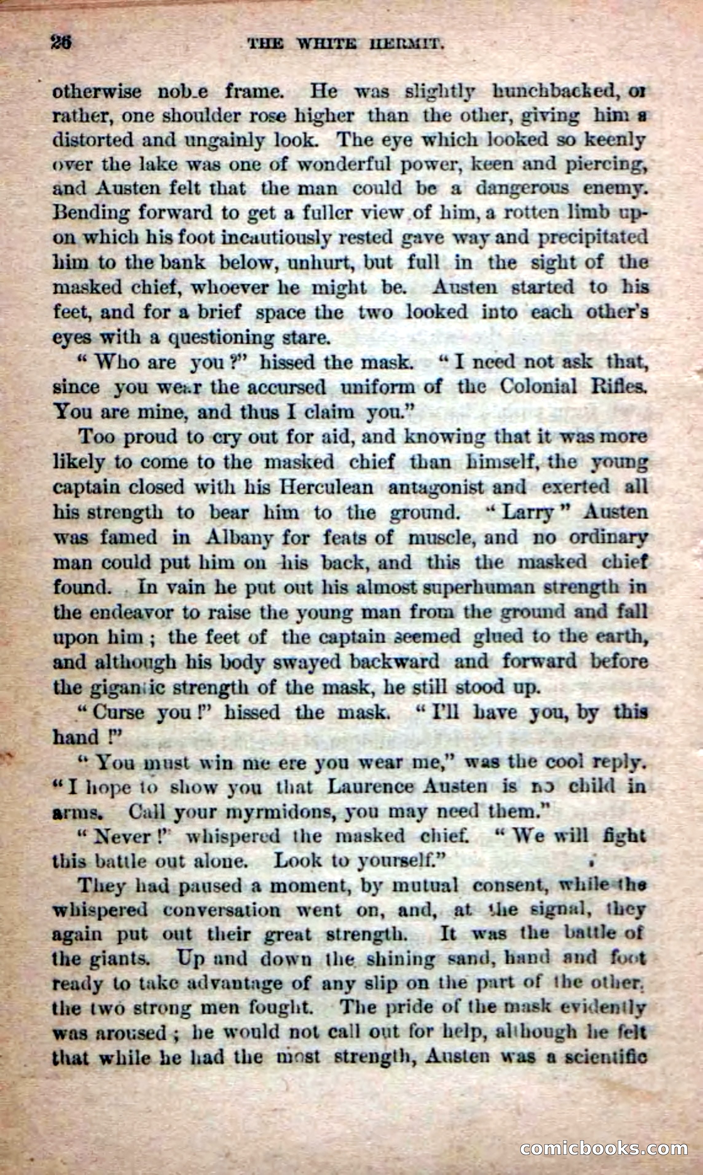 Beadle's Dime Novels No. 215: The White Hermit — page 24 of 98