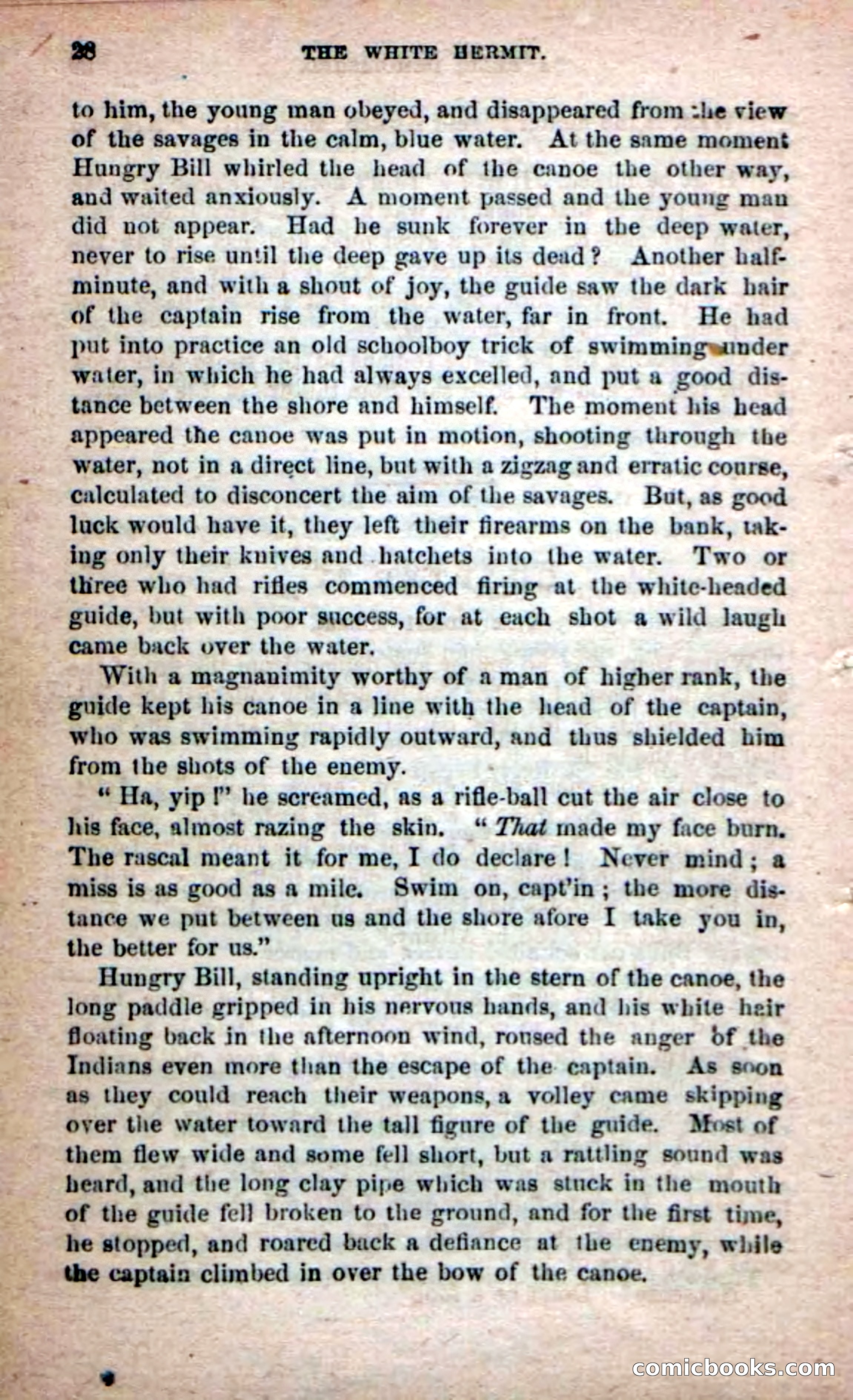 Beadle's Dime Novels No. 215: The White Hermit — page 26 of 98
