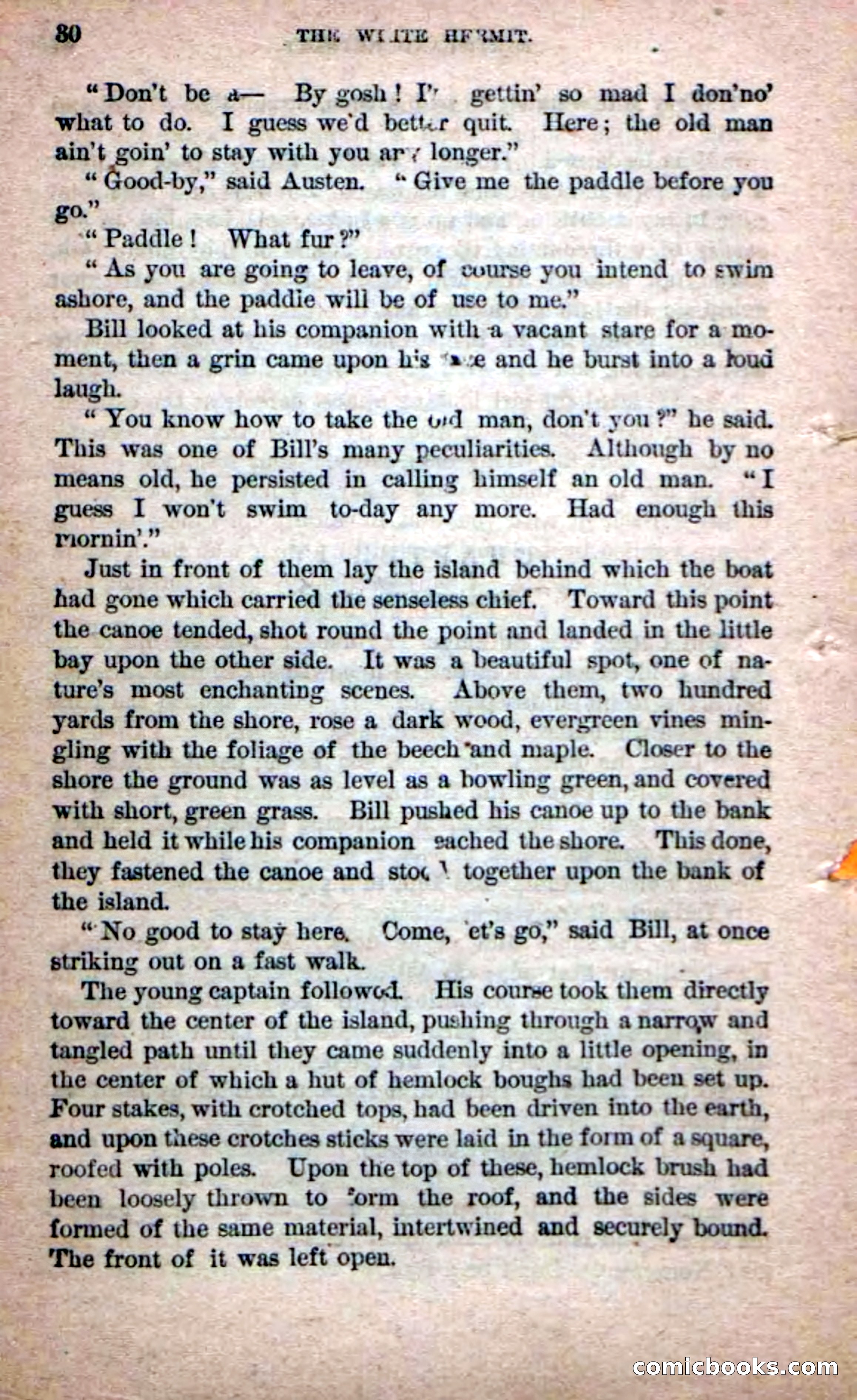Beadle's Dime Novels No. 215: The White Hermit — page 28 of 98