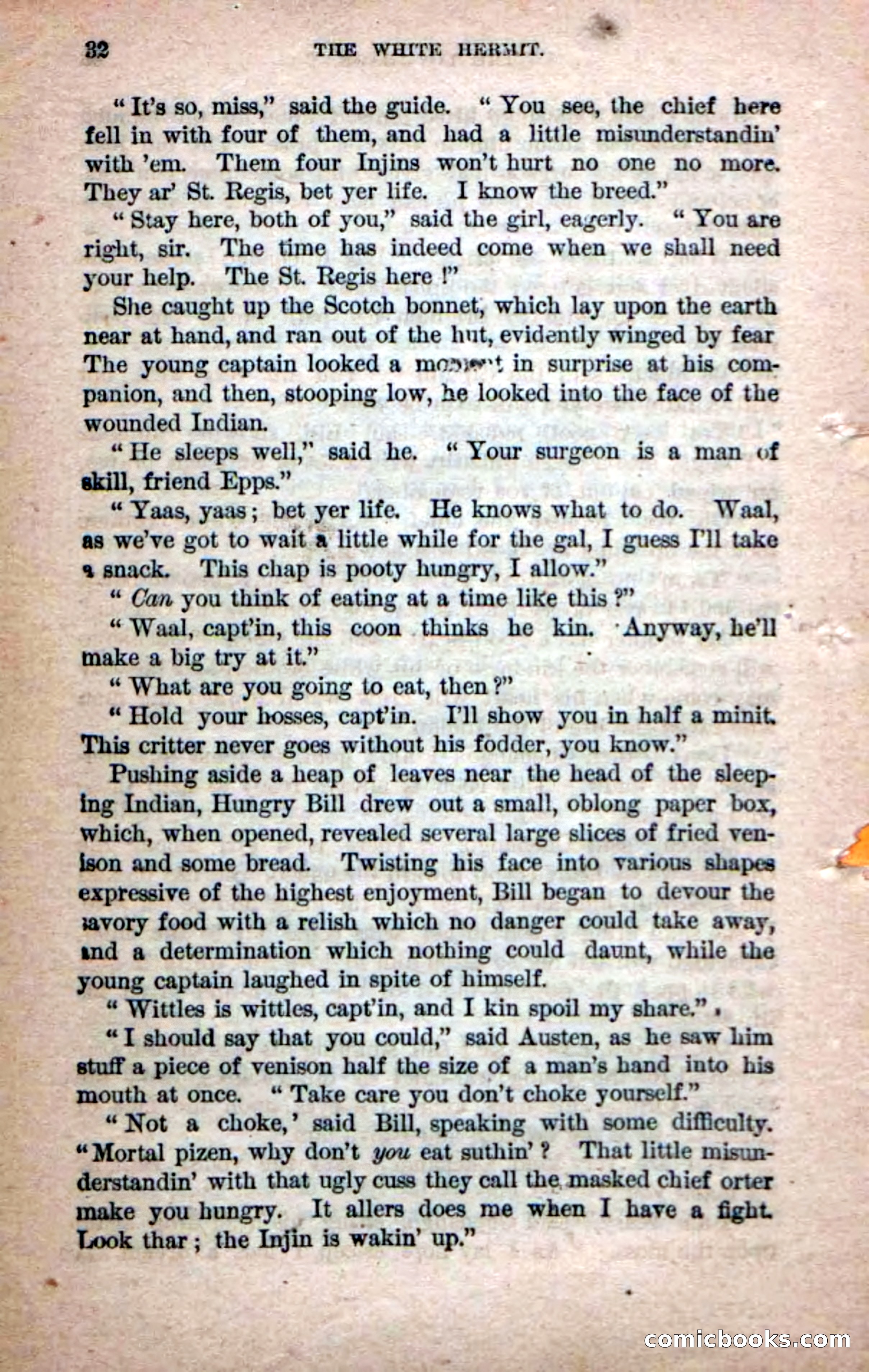 Beadle's Dime Novels No. 215: The White Hermit — page 30 of 98