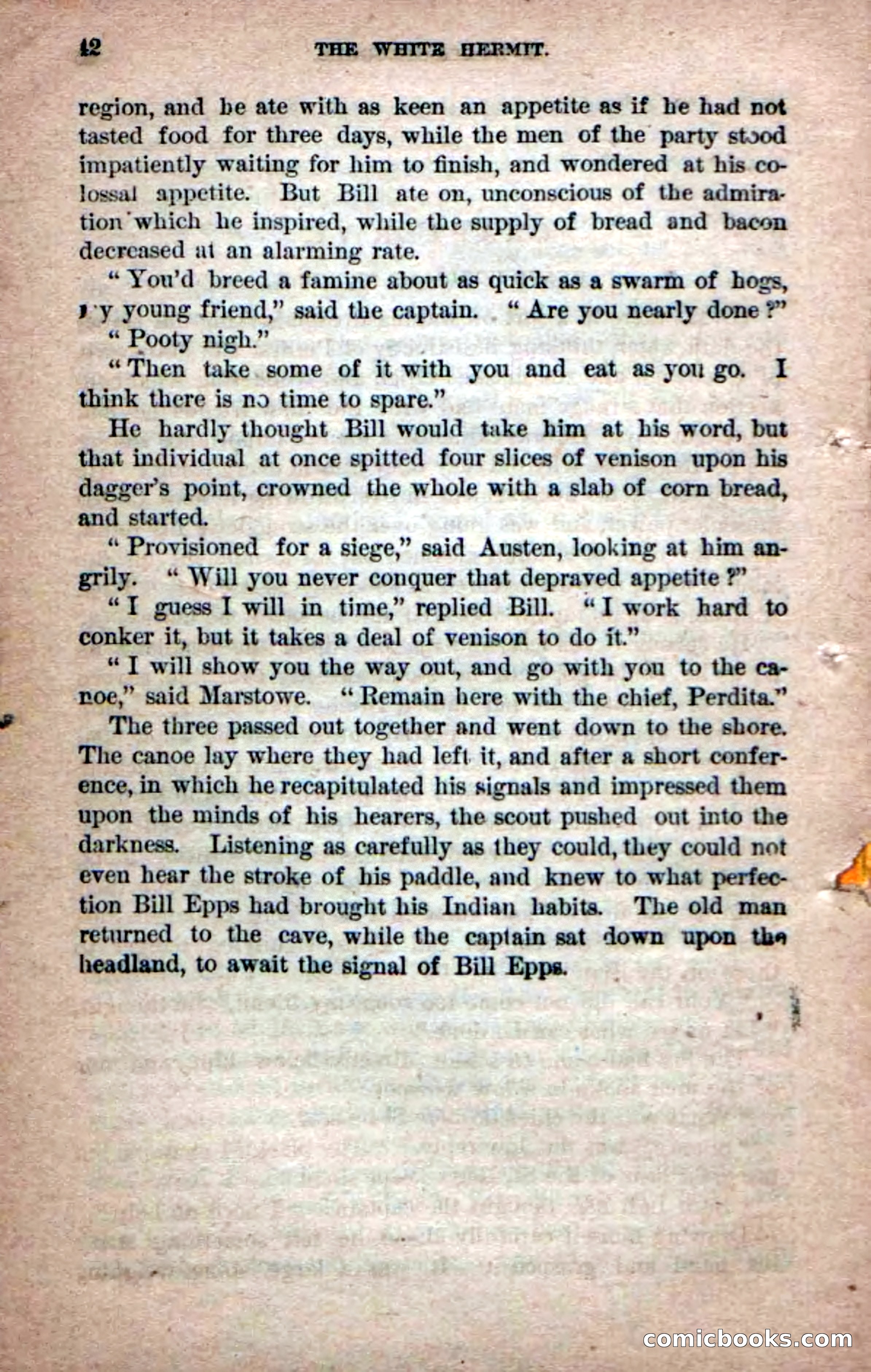 Beadle's Dime Novels No. 215: The White Hermit — page 40 of 98