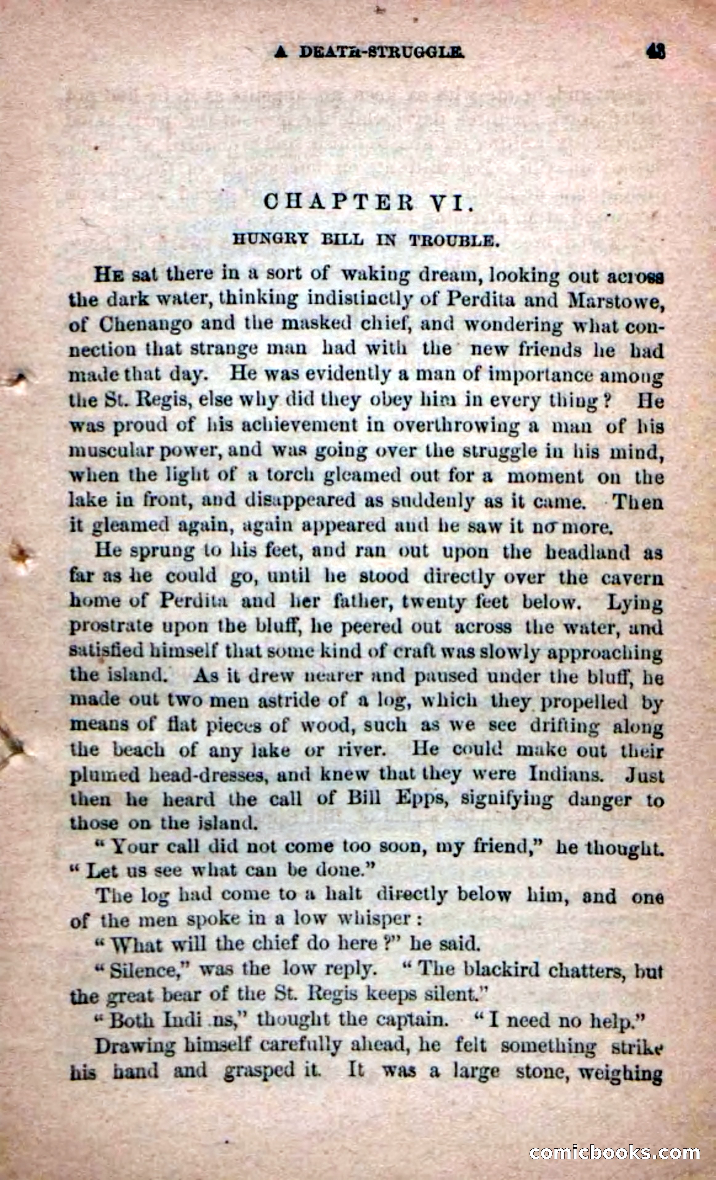 Beadle's Dime Novels No. 215: The White Hermit — page 41 of 98