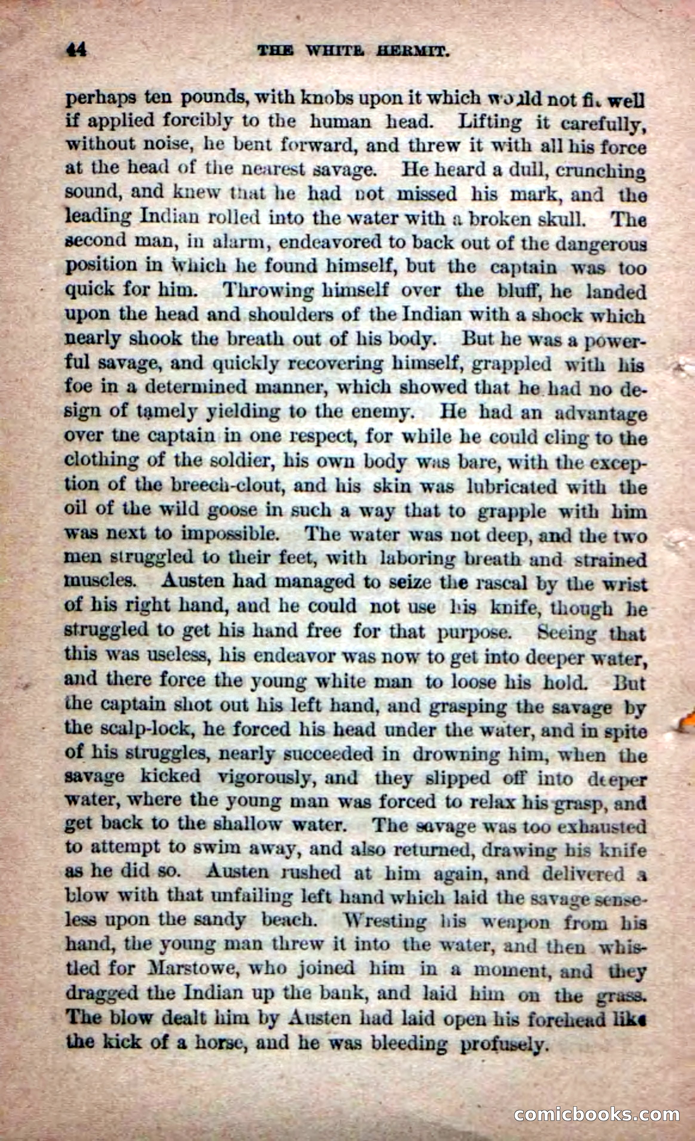 Beadle's Dime Novels No. 215: The White Hermit — page 42 of 98
