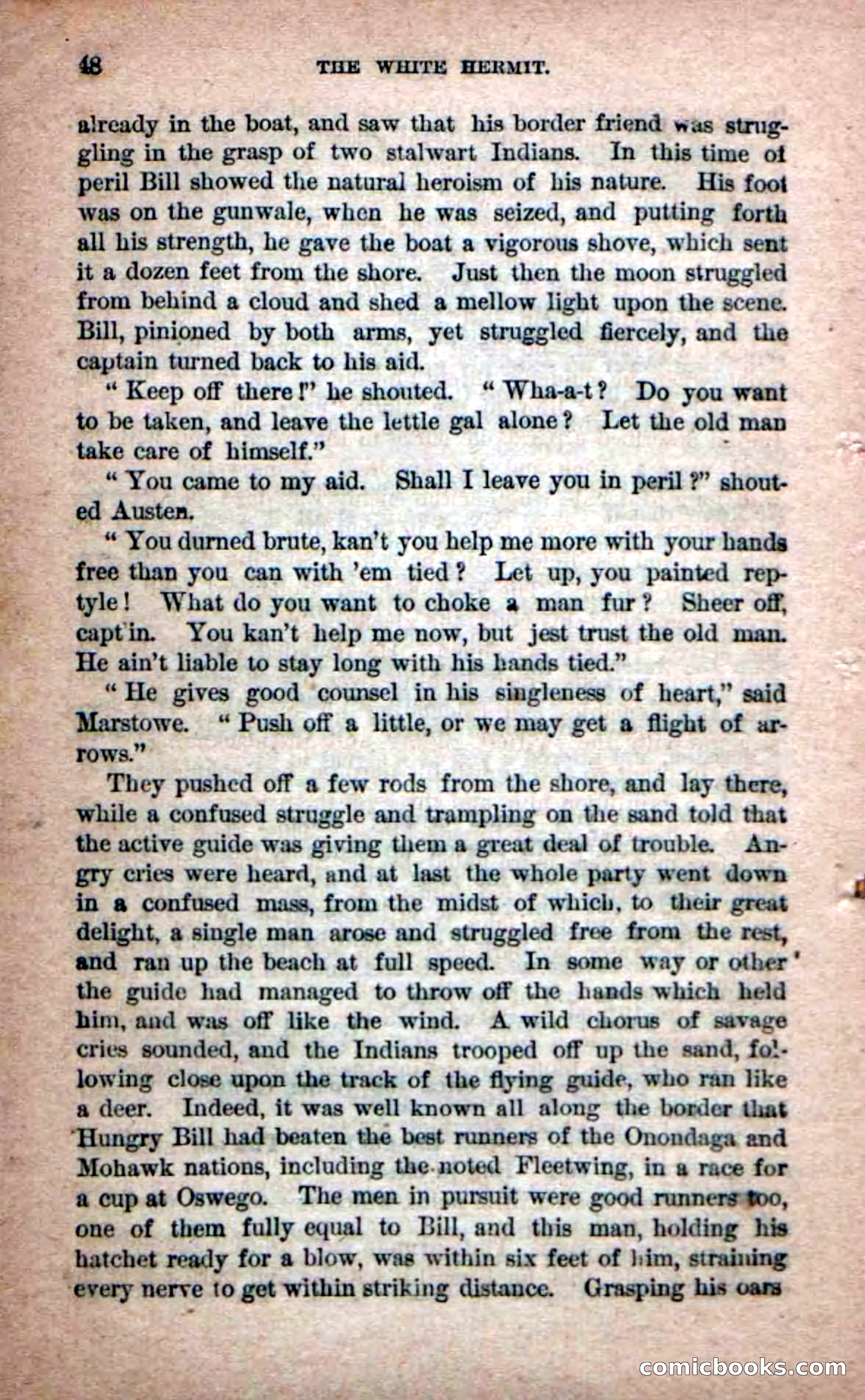 Beadle's Dime Novels No. 215: The White Hermit — page 46 of 98