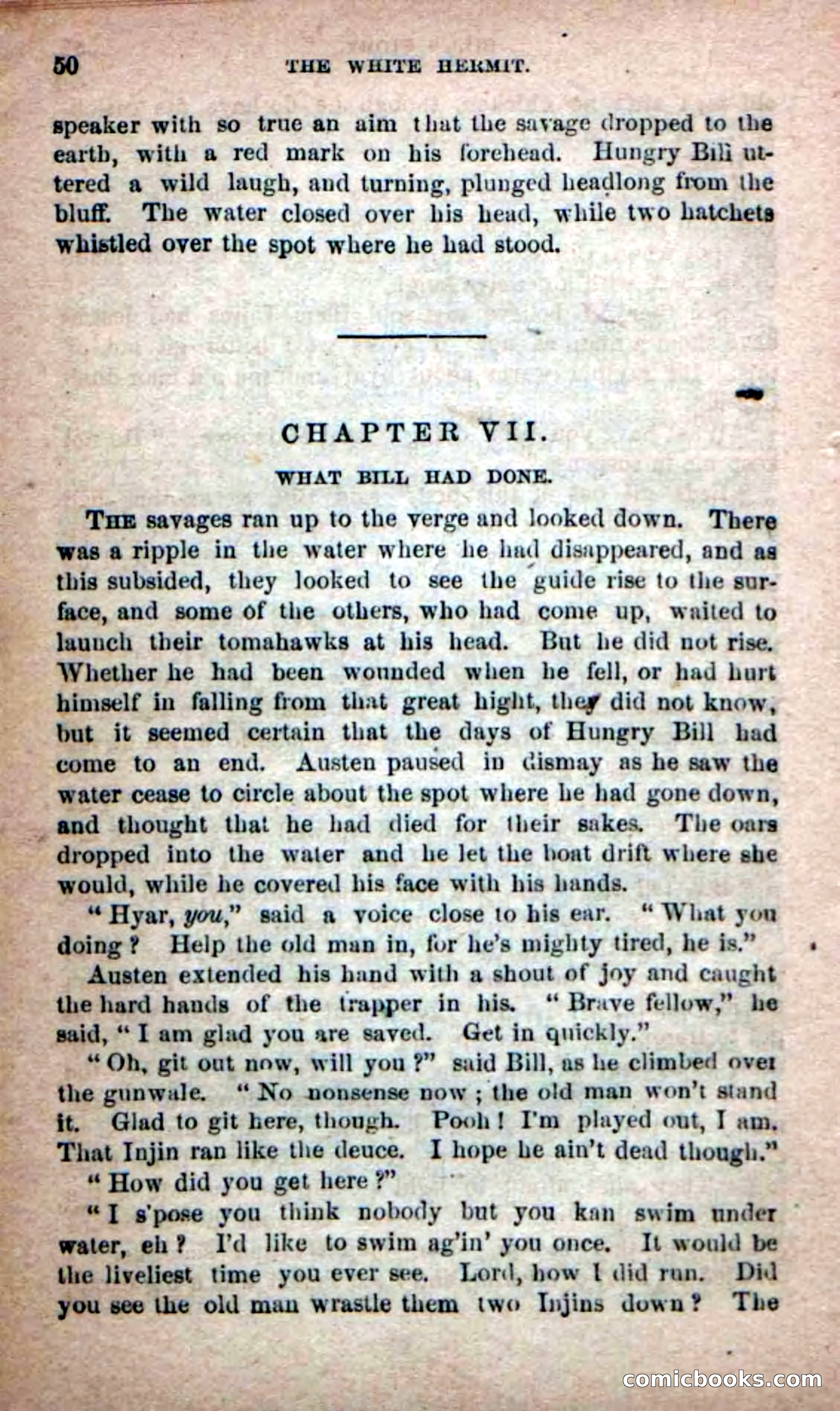 Beadle's Dime Novels No. 215: The White Hermit — page 48 of 98