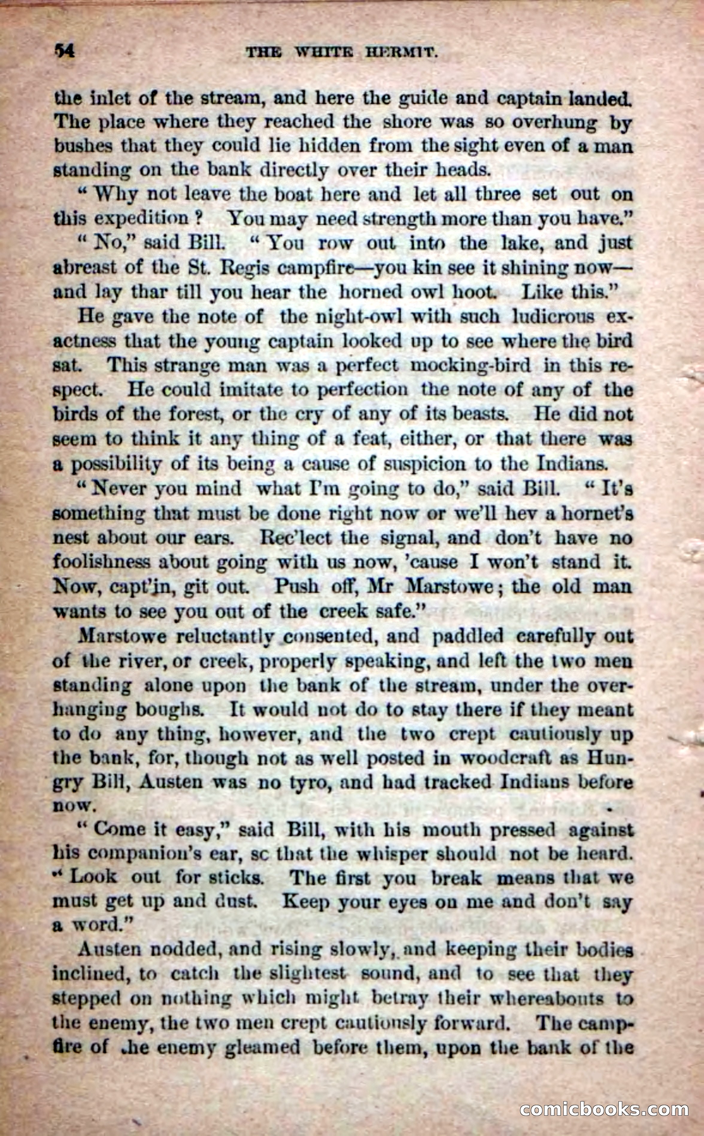 Beadle's Dime Novels No. 215: The White Hermit — page 52 of 98