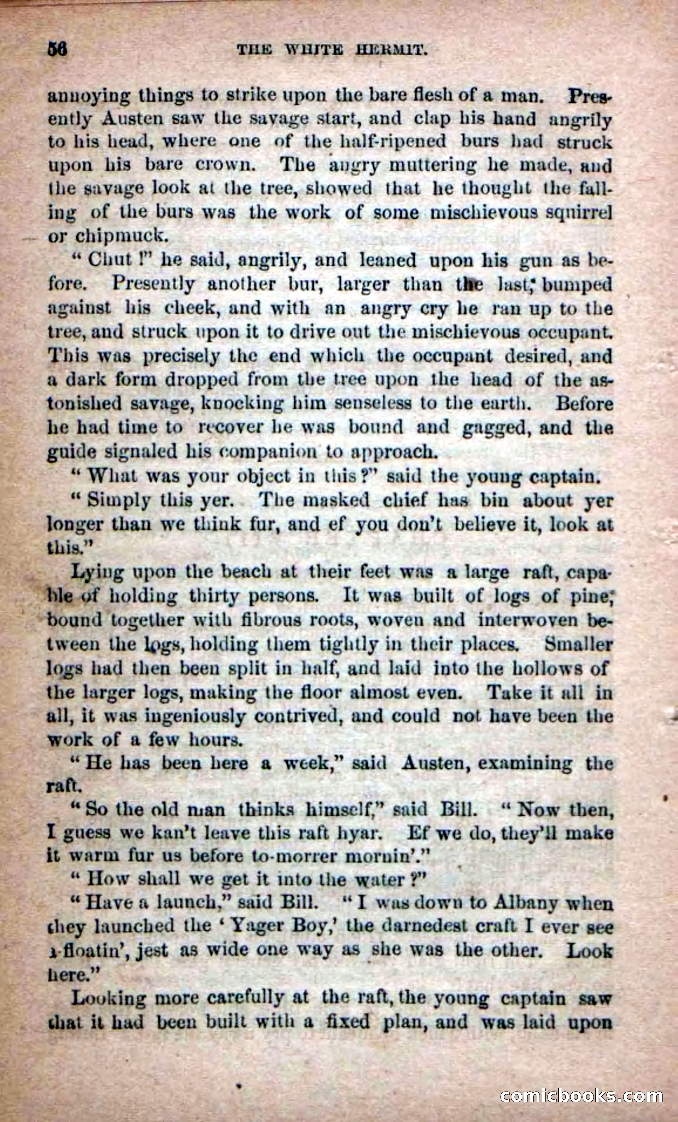 Beadle's Dime Novels No. 215: The White Hermit — page 54 of 98