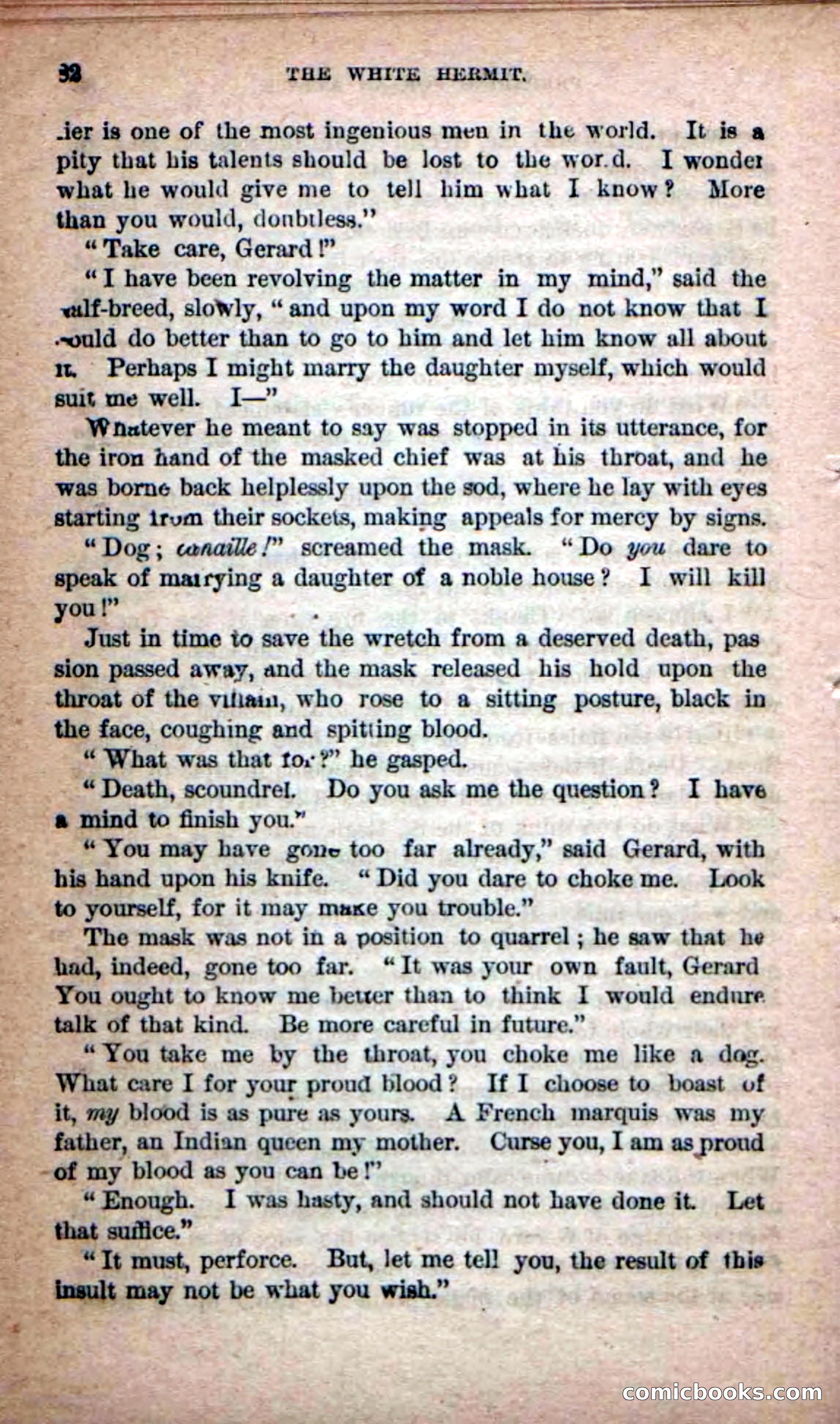 Beadle's Dime Novels No. 215: The White Hermit — page 78 of 98