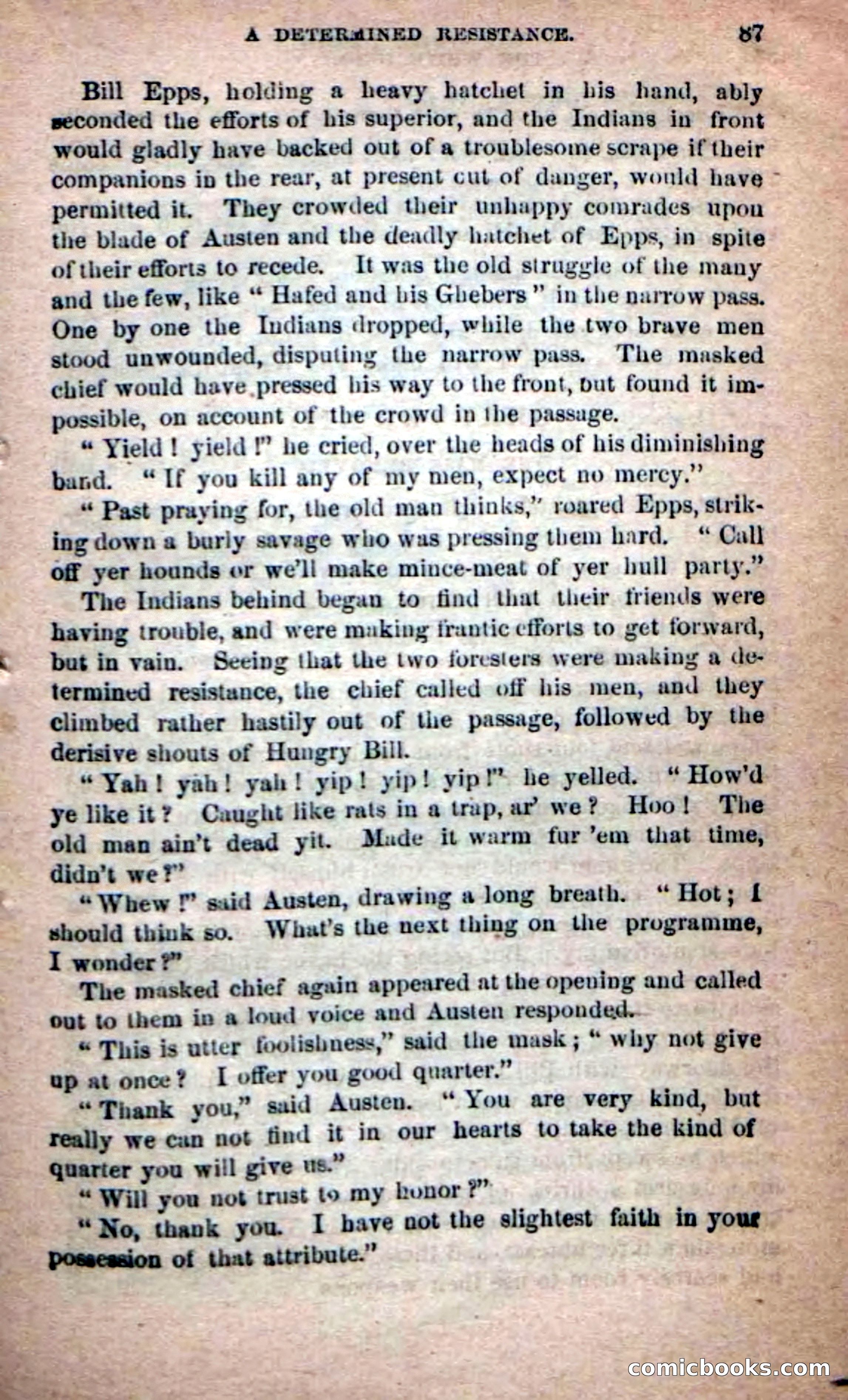 Beadle's Dime Novels No. 215: The White Hermit — page 83 of 98