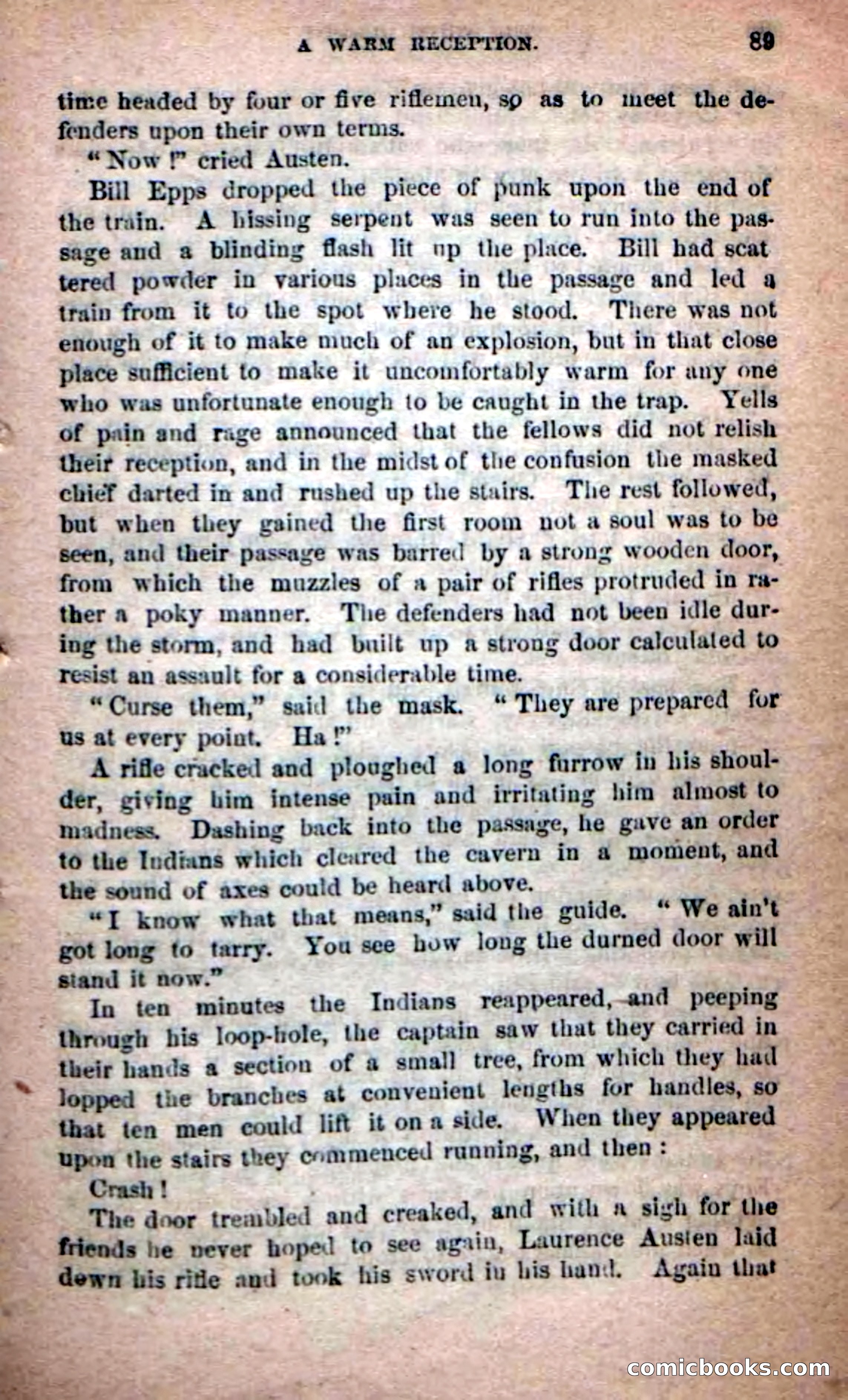 Beadle's Dime Novels No. 215: The White Hermit — page 85 of 98