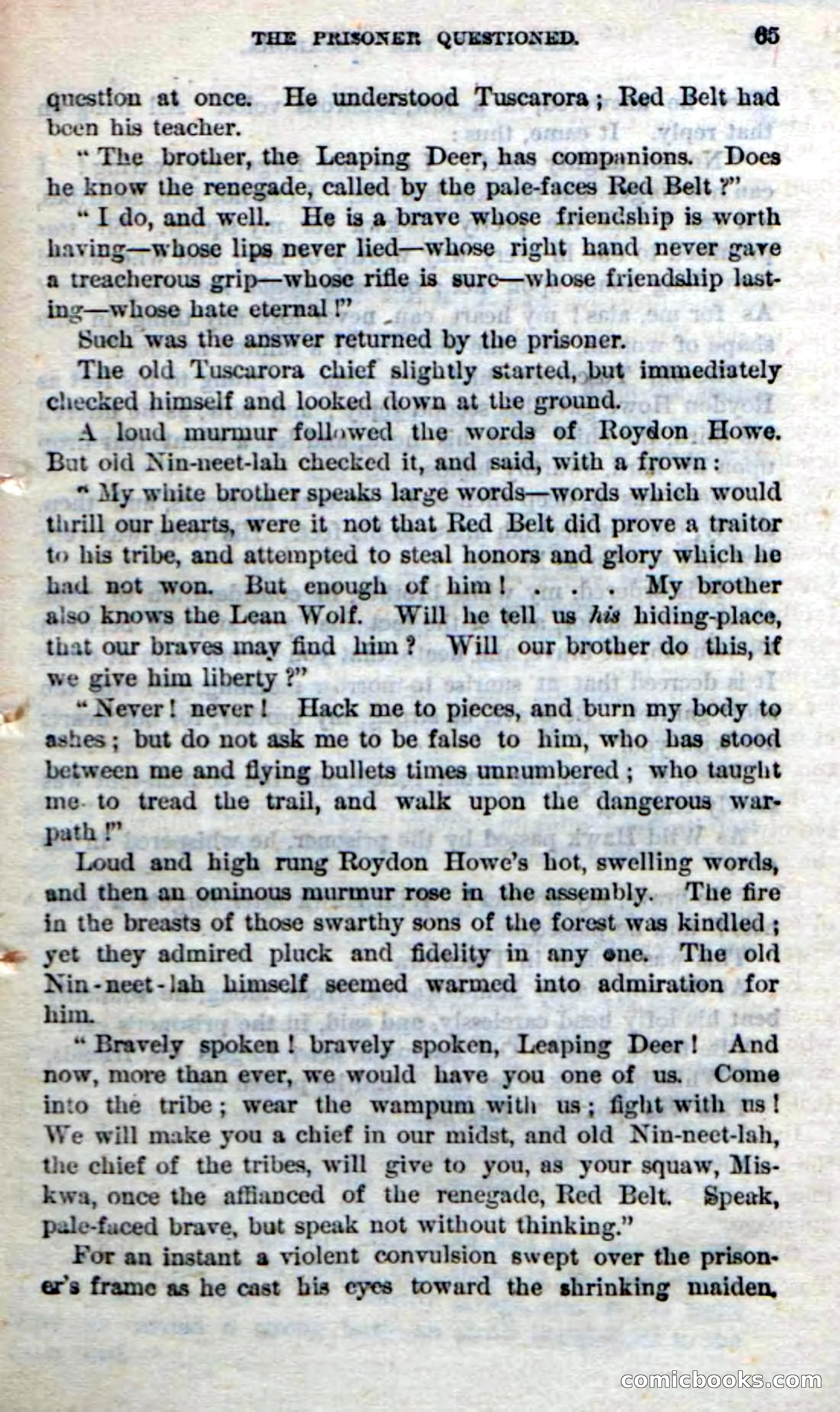 Red Belt, the Tuscarora — page 63 of 98