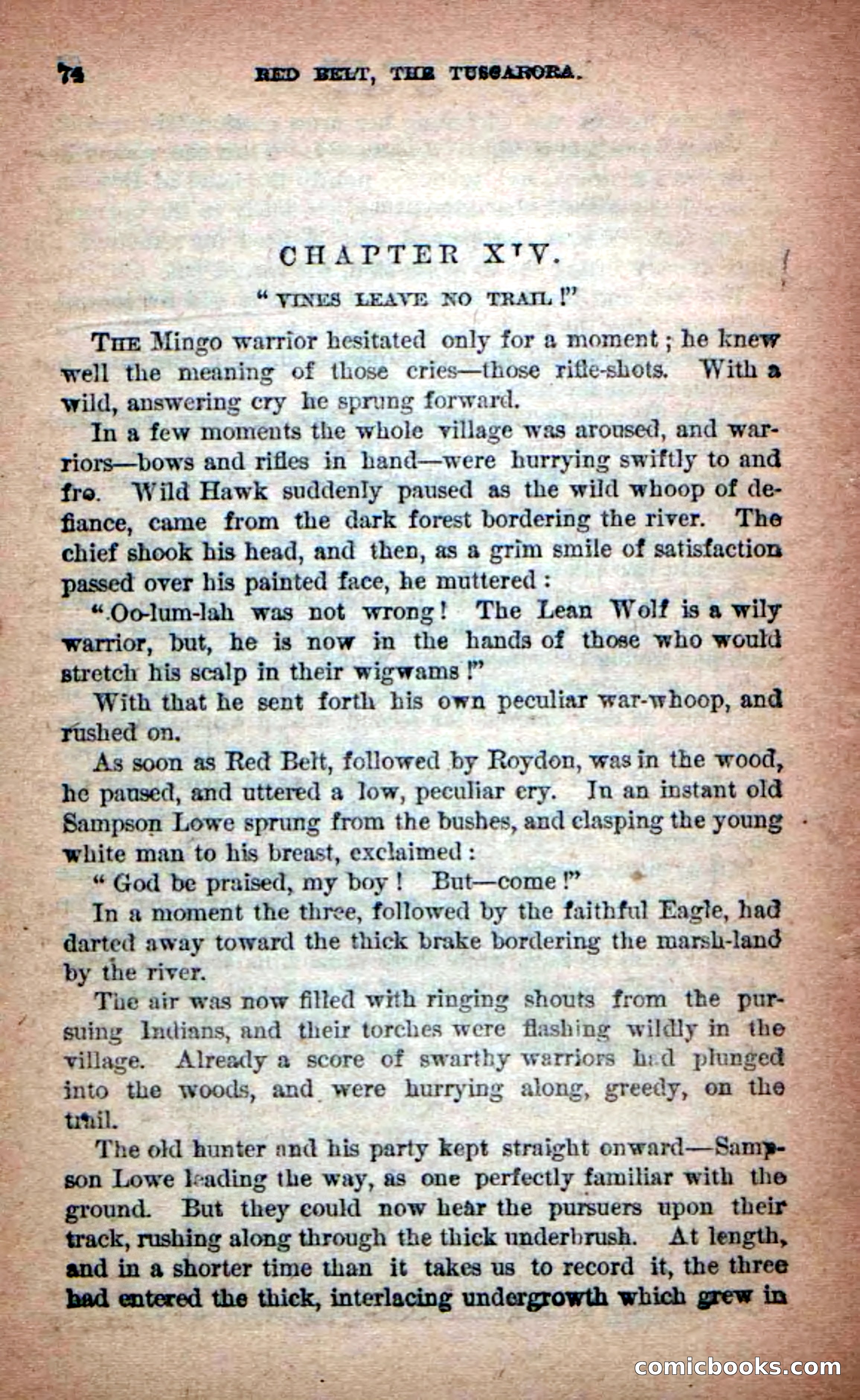 Red Belt, the Tuscarora — page 72 of 98