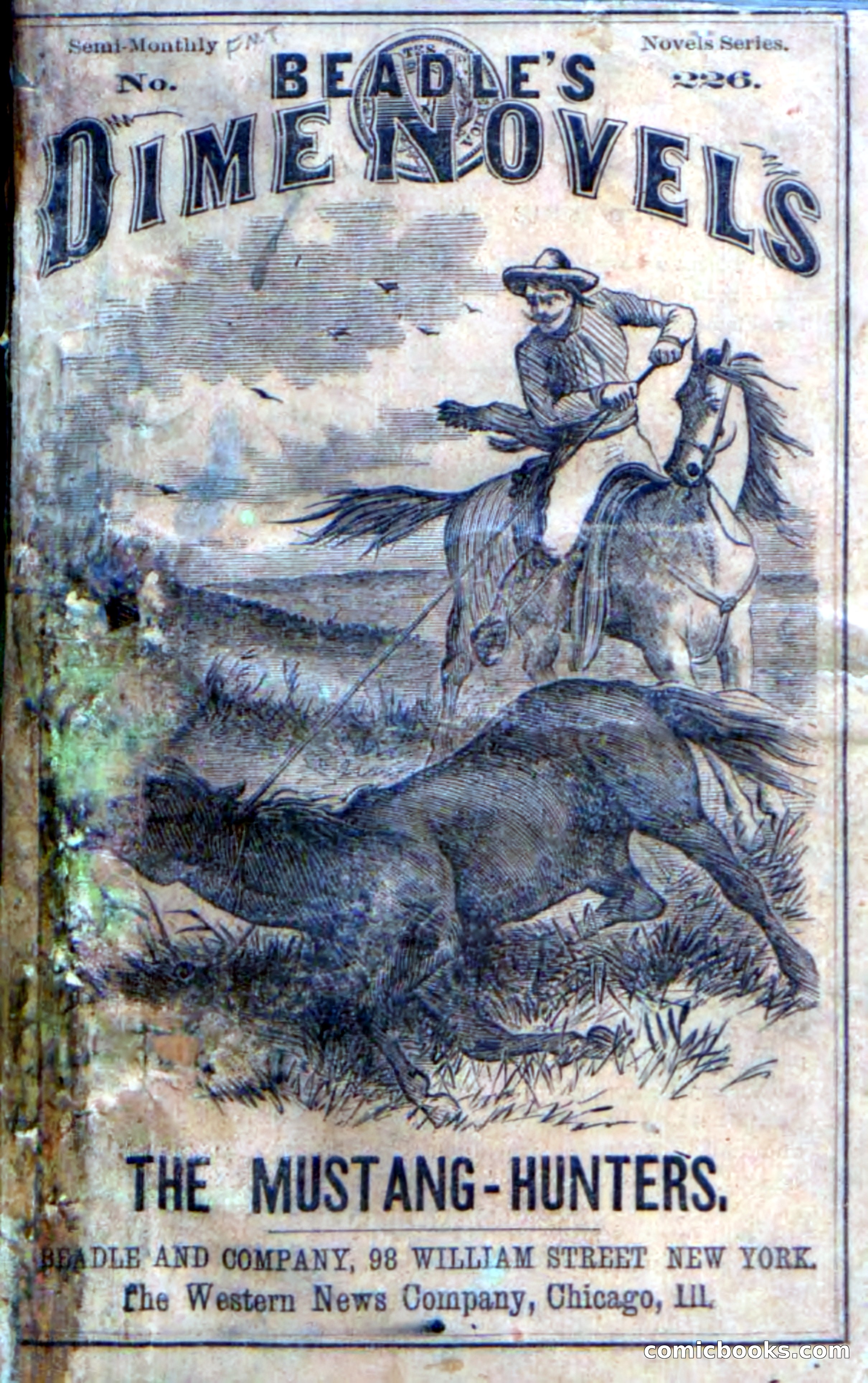 Beadle's Dime Novels No. 226: The Mustang-Hunters