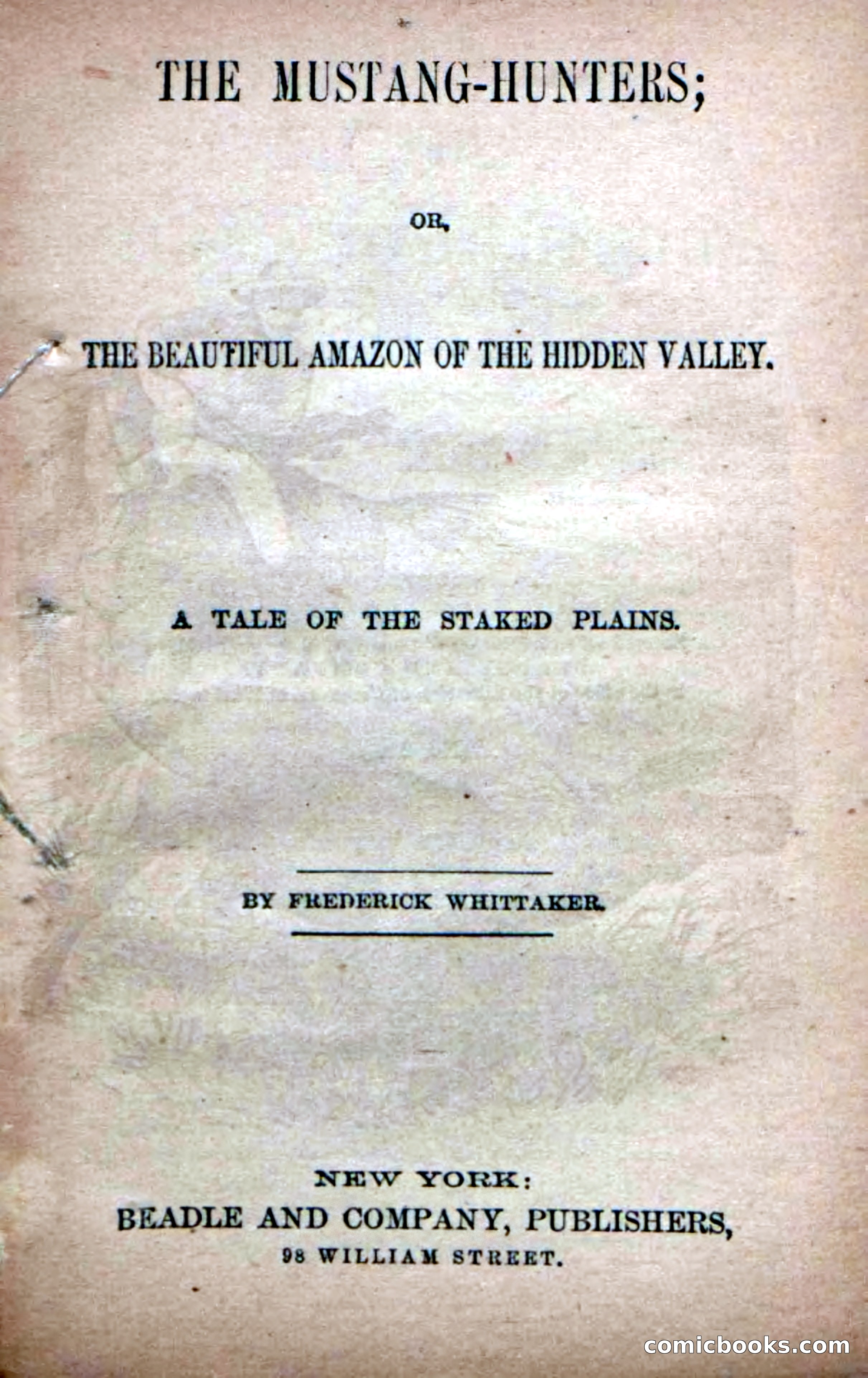 Beadle's Dime Novels No. 226: The Mustang-Hunters — page 5 of 100