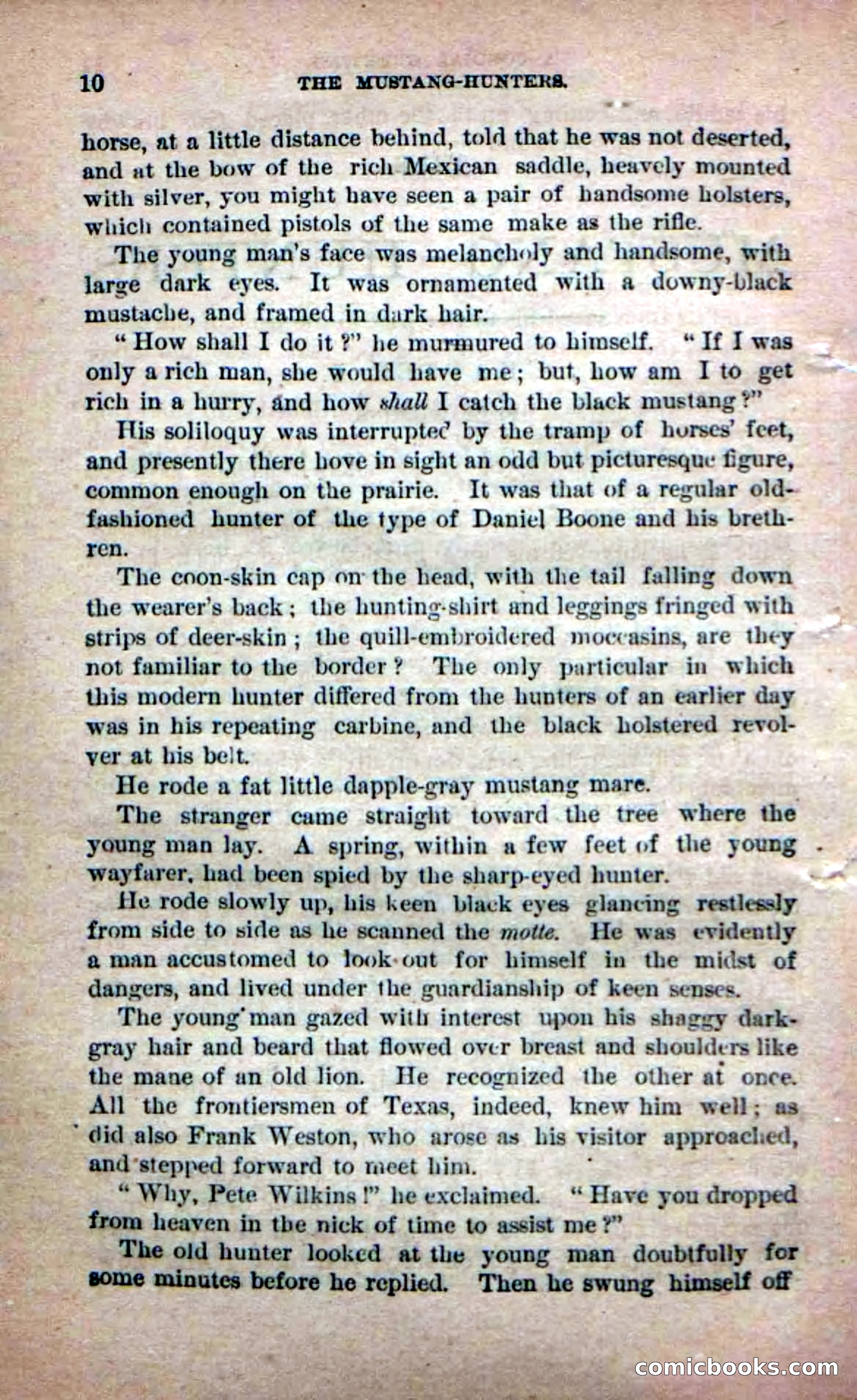 Beadle's Dime Novels No. 226: The Mustang-Hunters — page 8 of 100