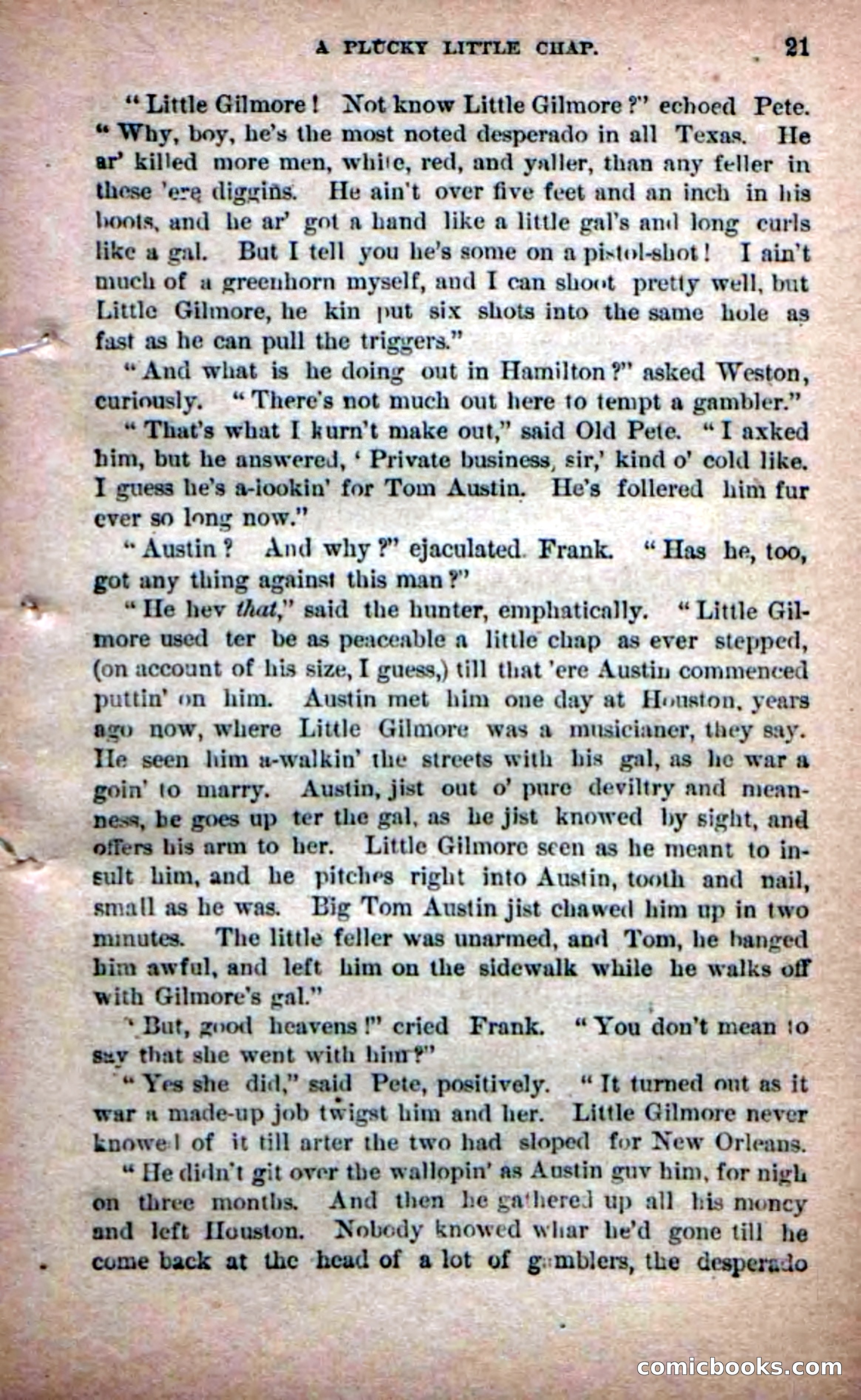 Beadle's Dime Novels No. 226: The Mustang-Hunters — page 19 of 100