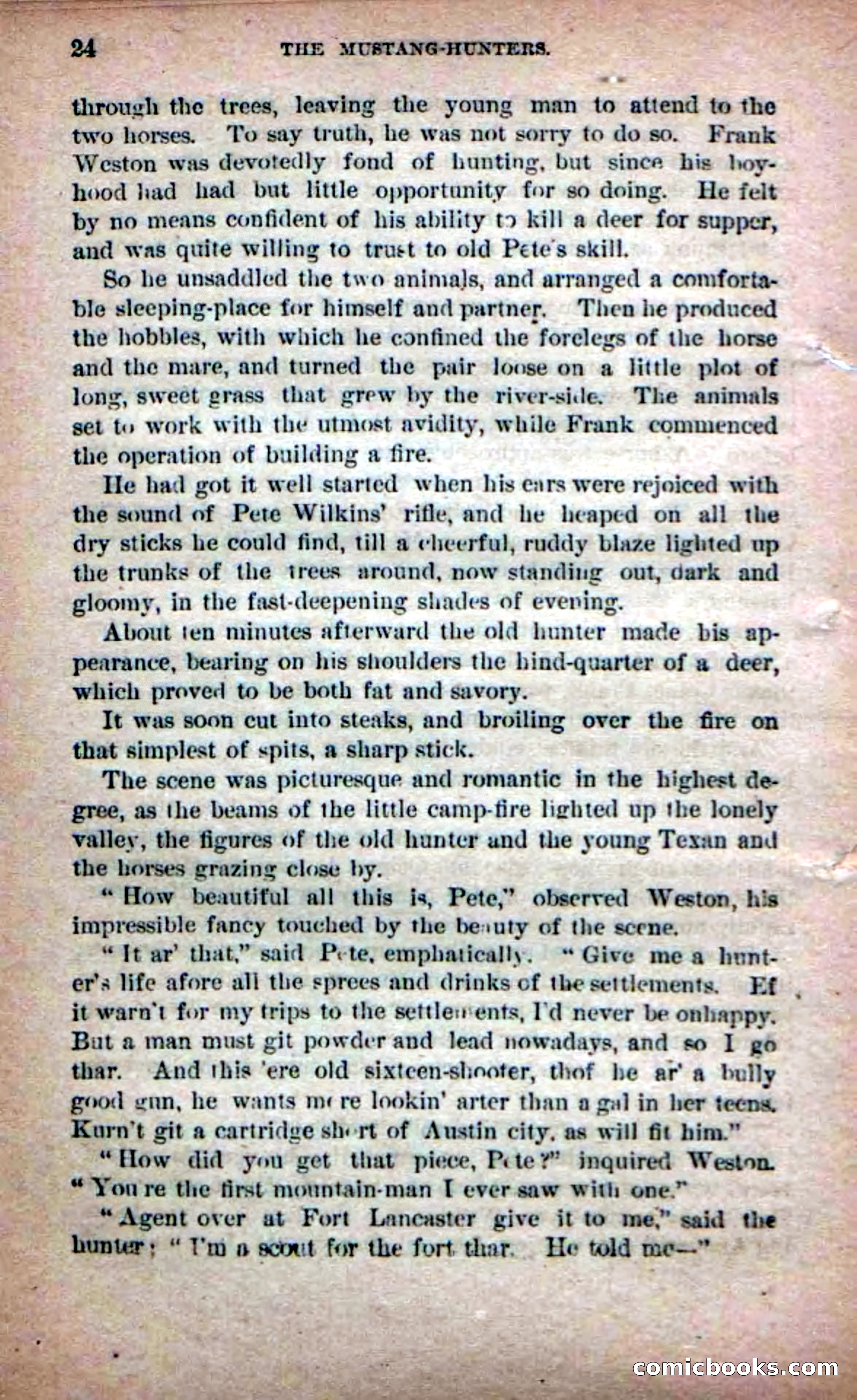 Beadle's Dime Novels No. 226: The Mustang-Hunters — page 22 of 100